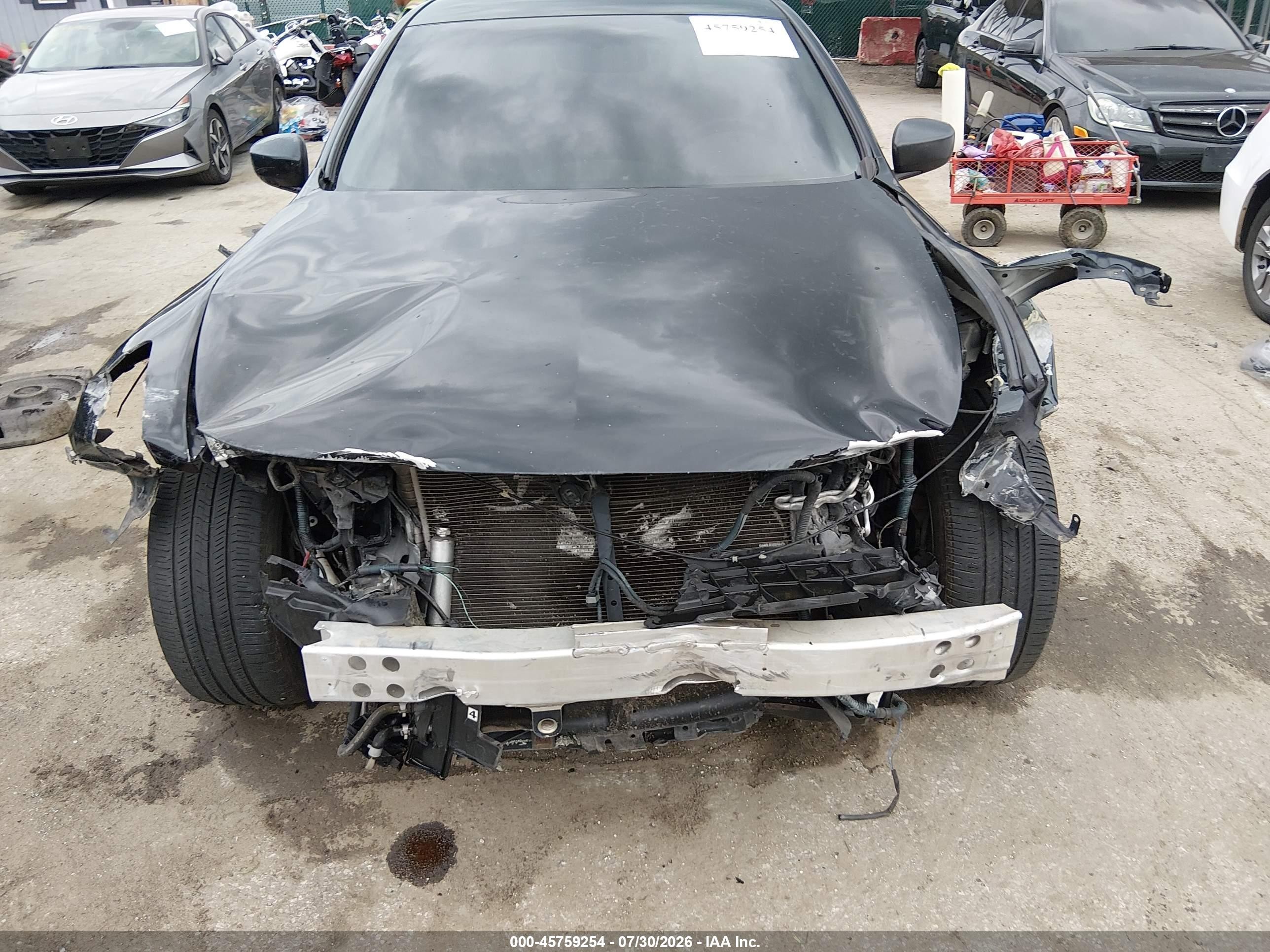 2012 Infiniti G37x   Black vin: JN1CV6AR6CM671221