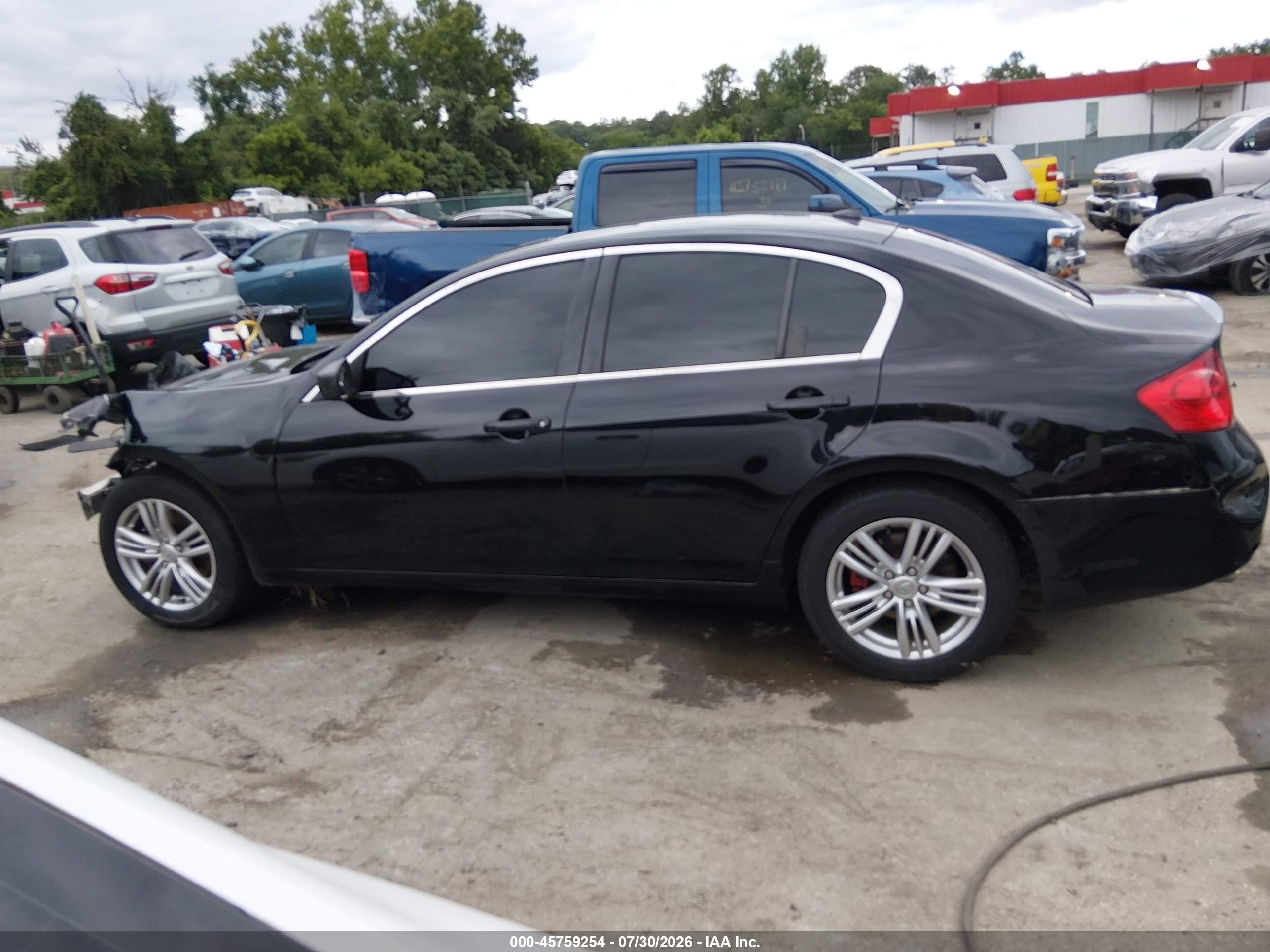 2012 Infiniti G37x   Black vin: JN1CV6AR6CM671221