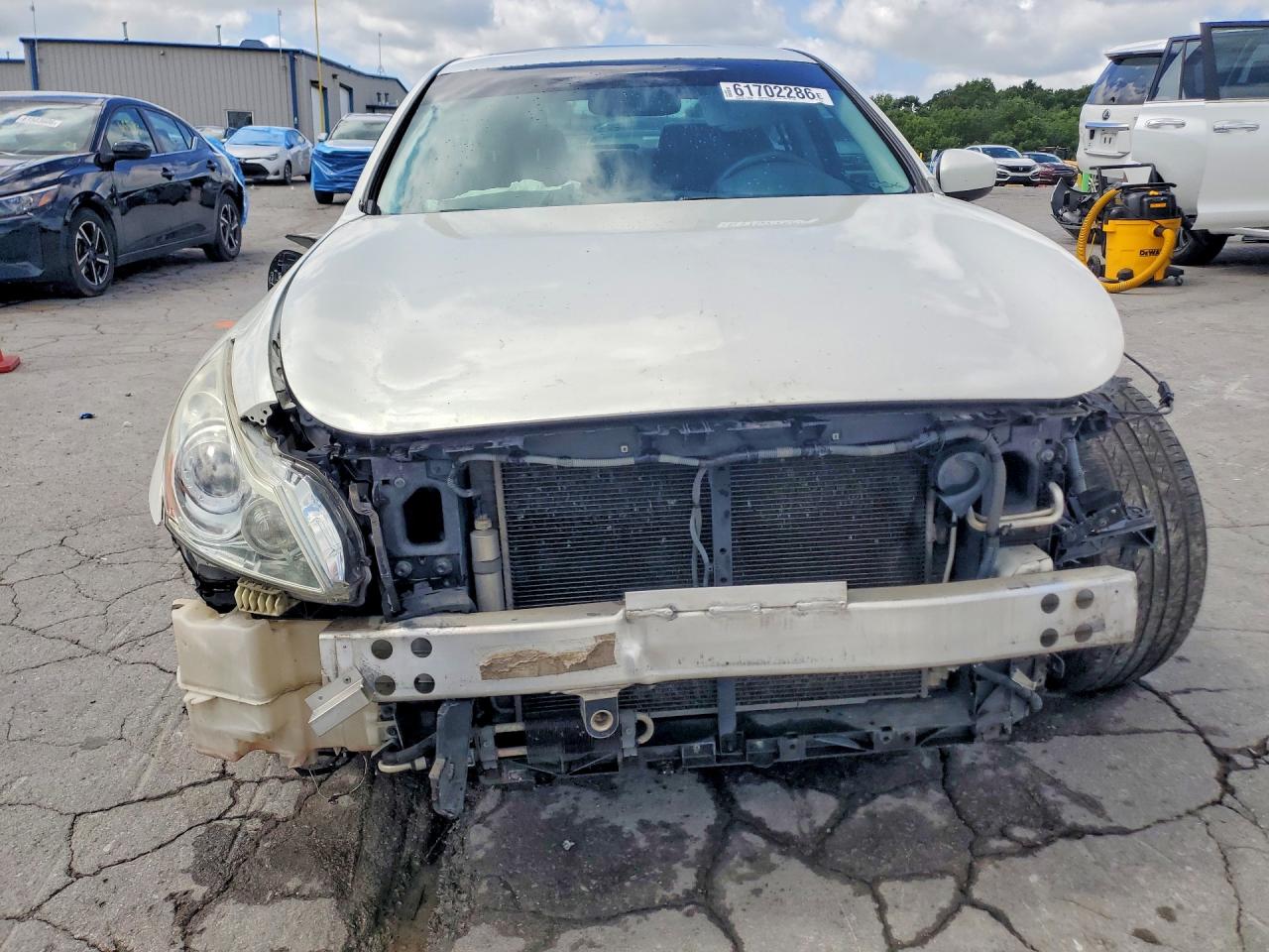 2012 Infiniti G37 Sedan X White vin: JN1CV6AR6CM672157