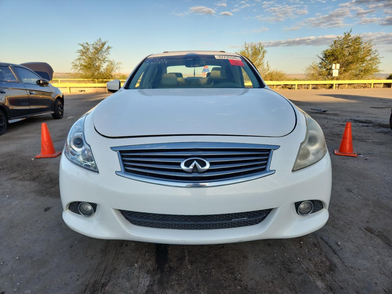 2012 Infiniti G37 White vin: JN1CV6AR6CM673650