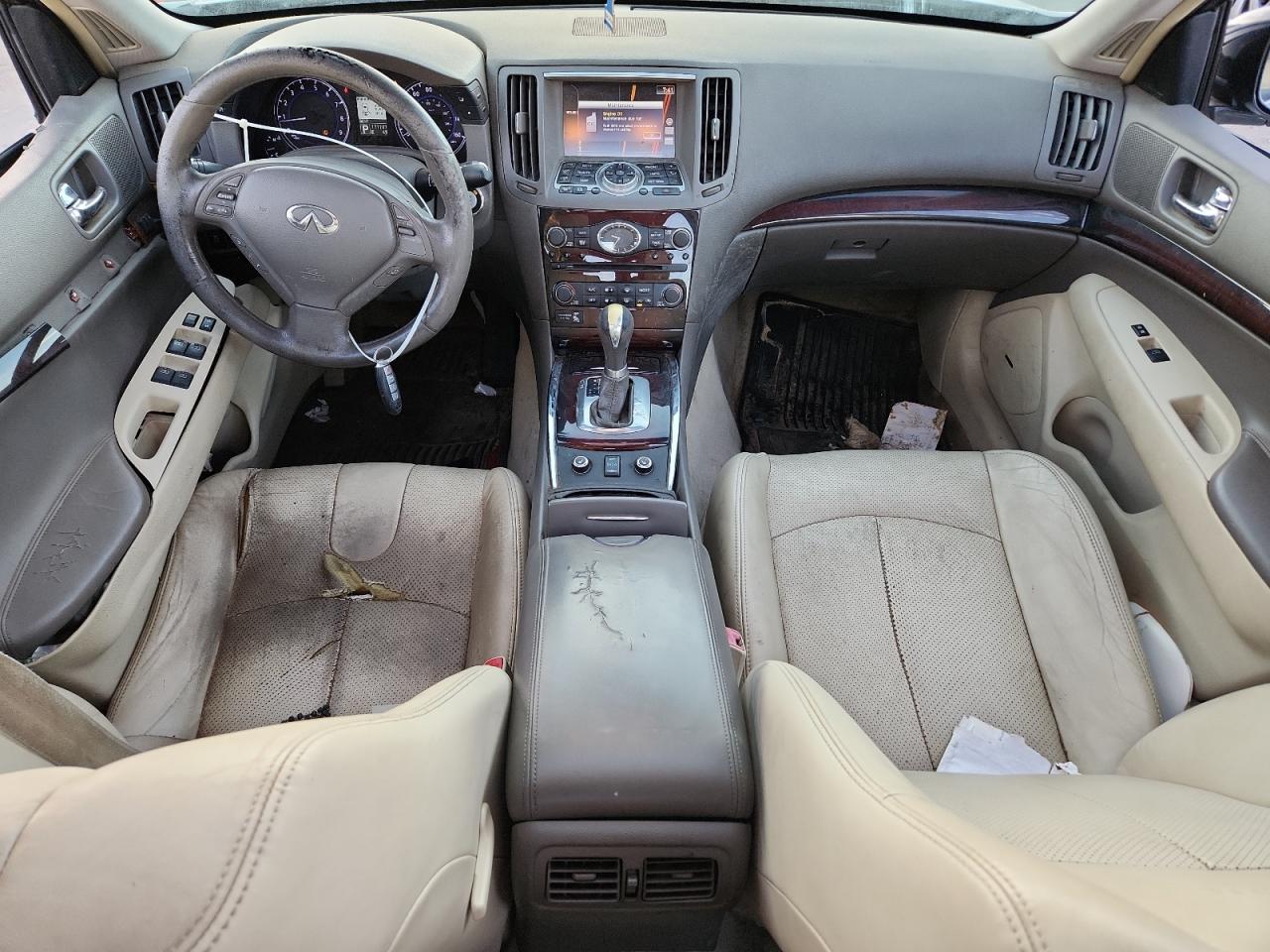 2012 Infiniti G37 White vin: JN1CV6AR6CM673650