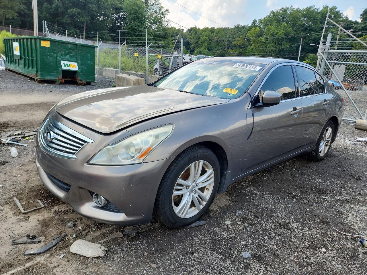 2012 Infiniti G37 Sedan X Brown vin: JN1CV6AR6CM677262