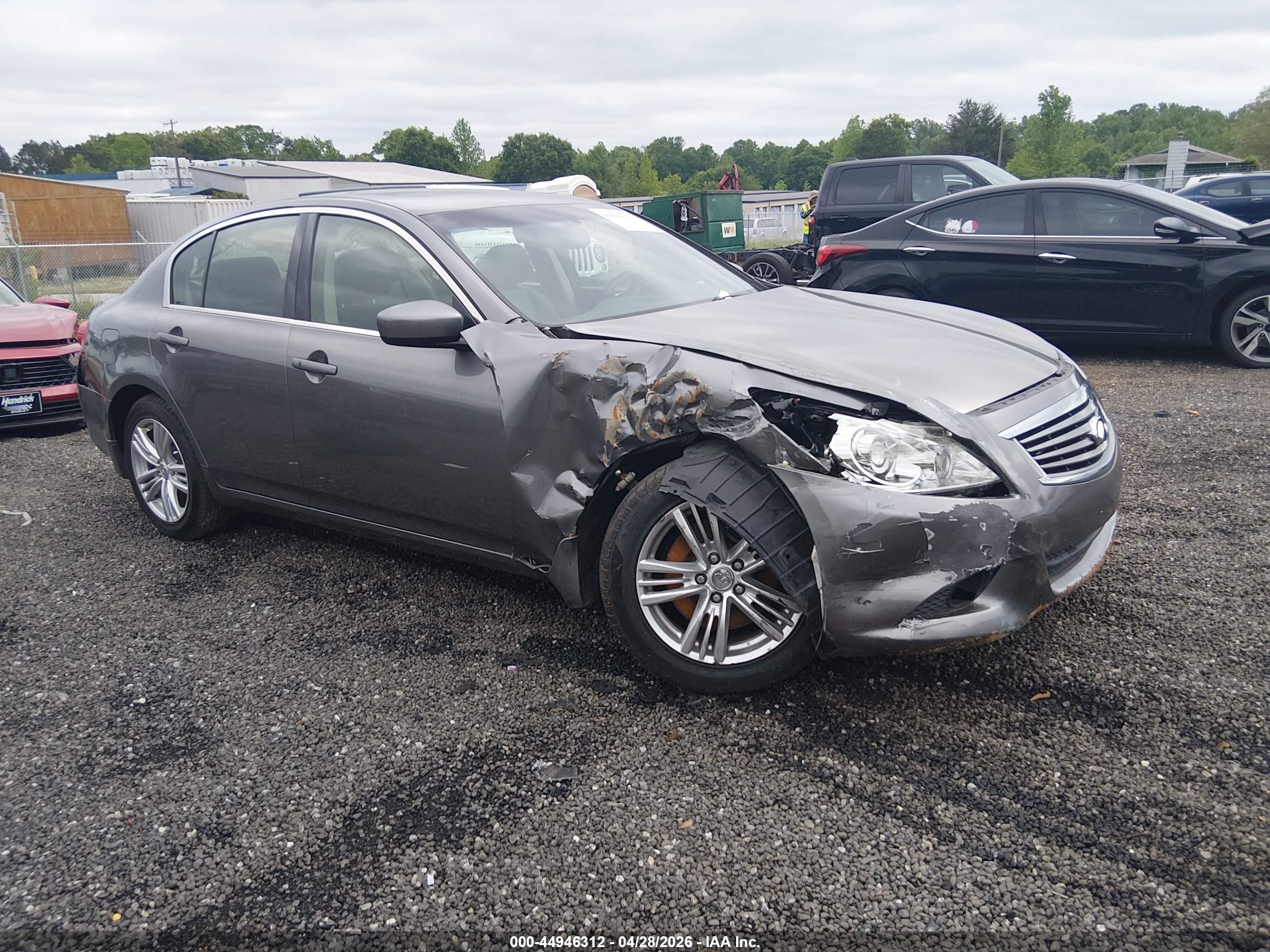 2012 Infiniti G37x   Gray vin: JN1CV6AR6CM679268