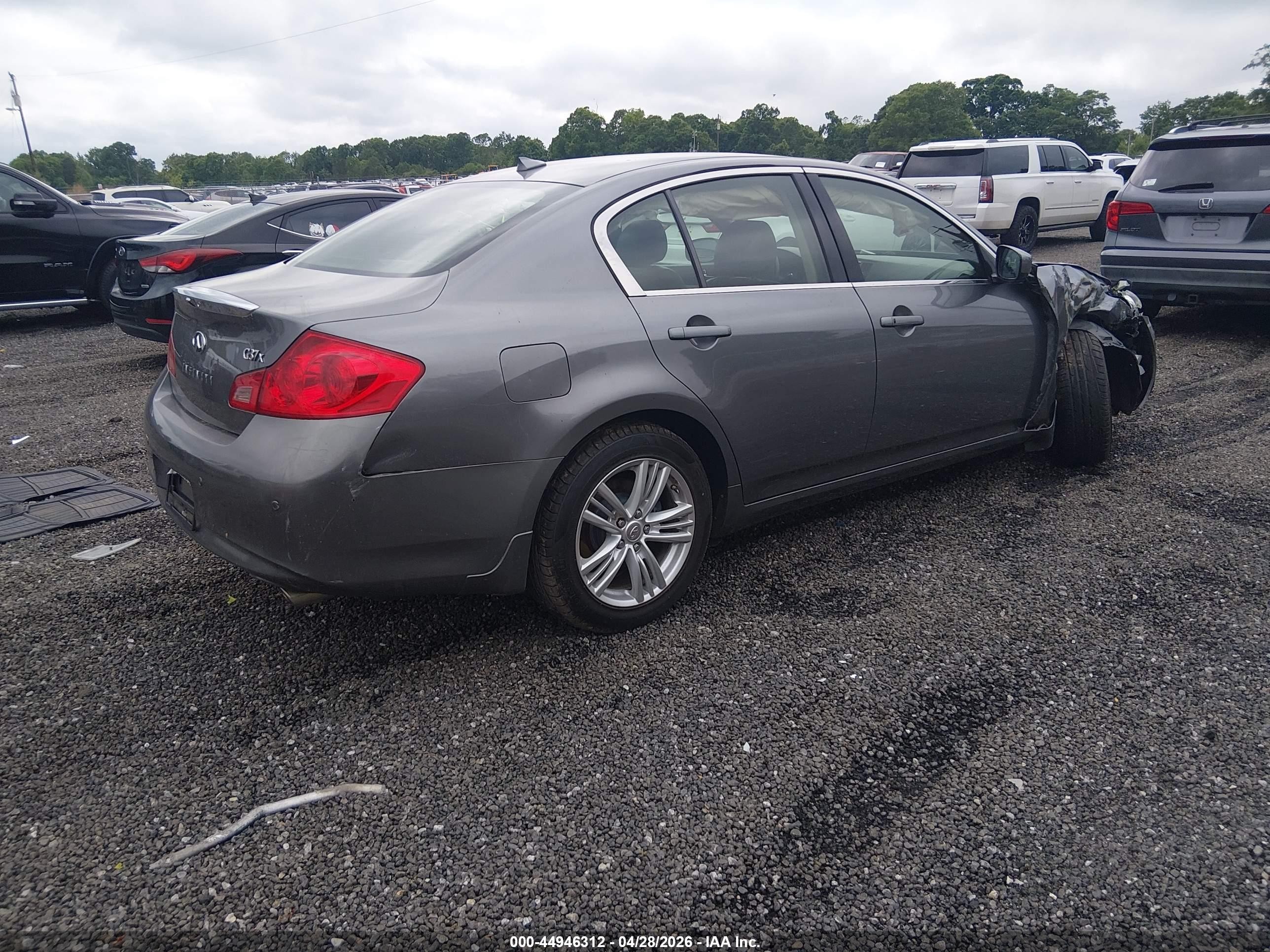 2012 Infiniti G37x   Gray vin: JN1CV6AR6CM679268