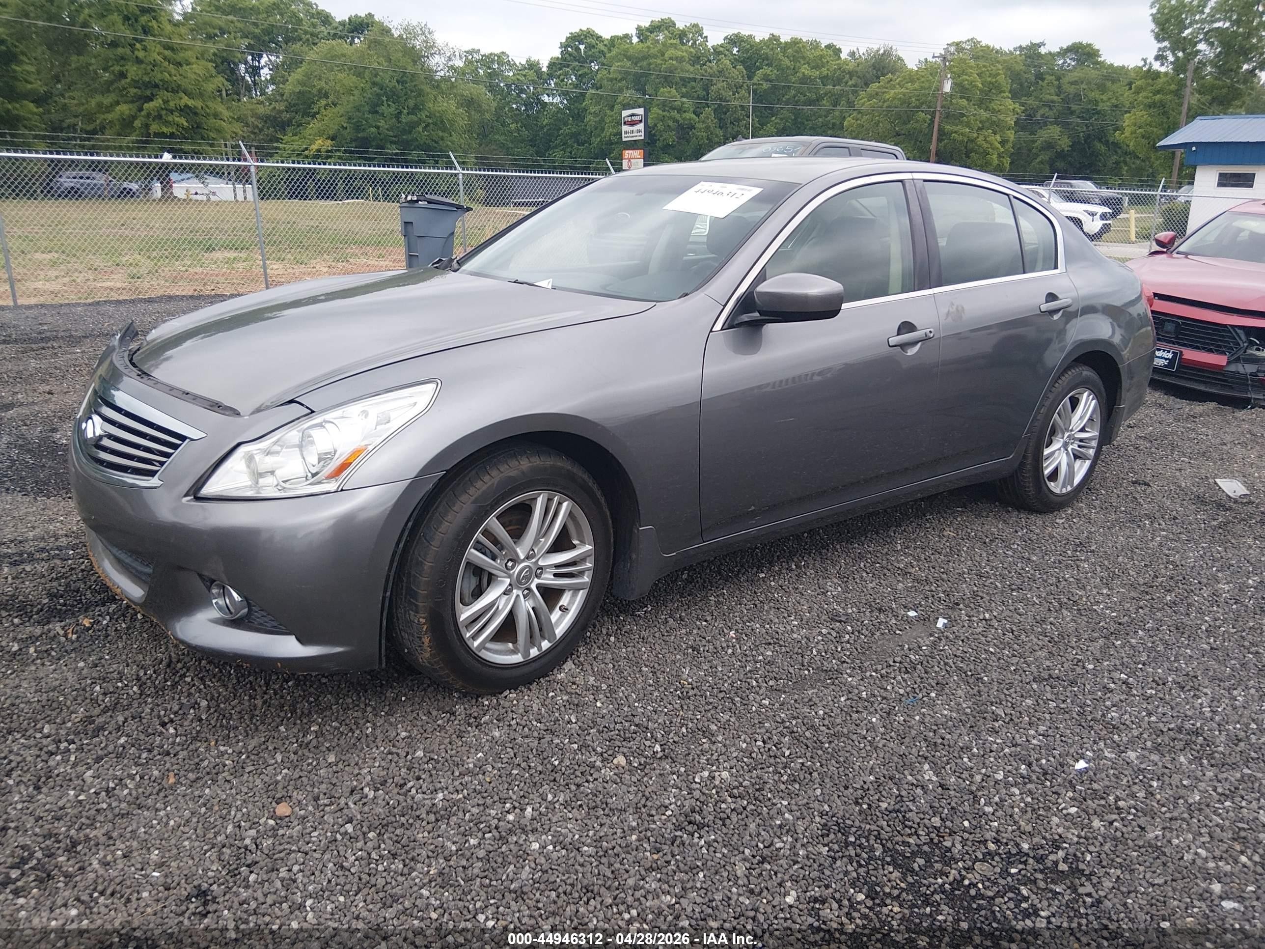 2012 Infiniti G37x   Gray vin: JN1CV6AR6CM679268