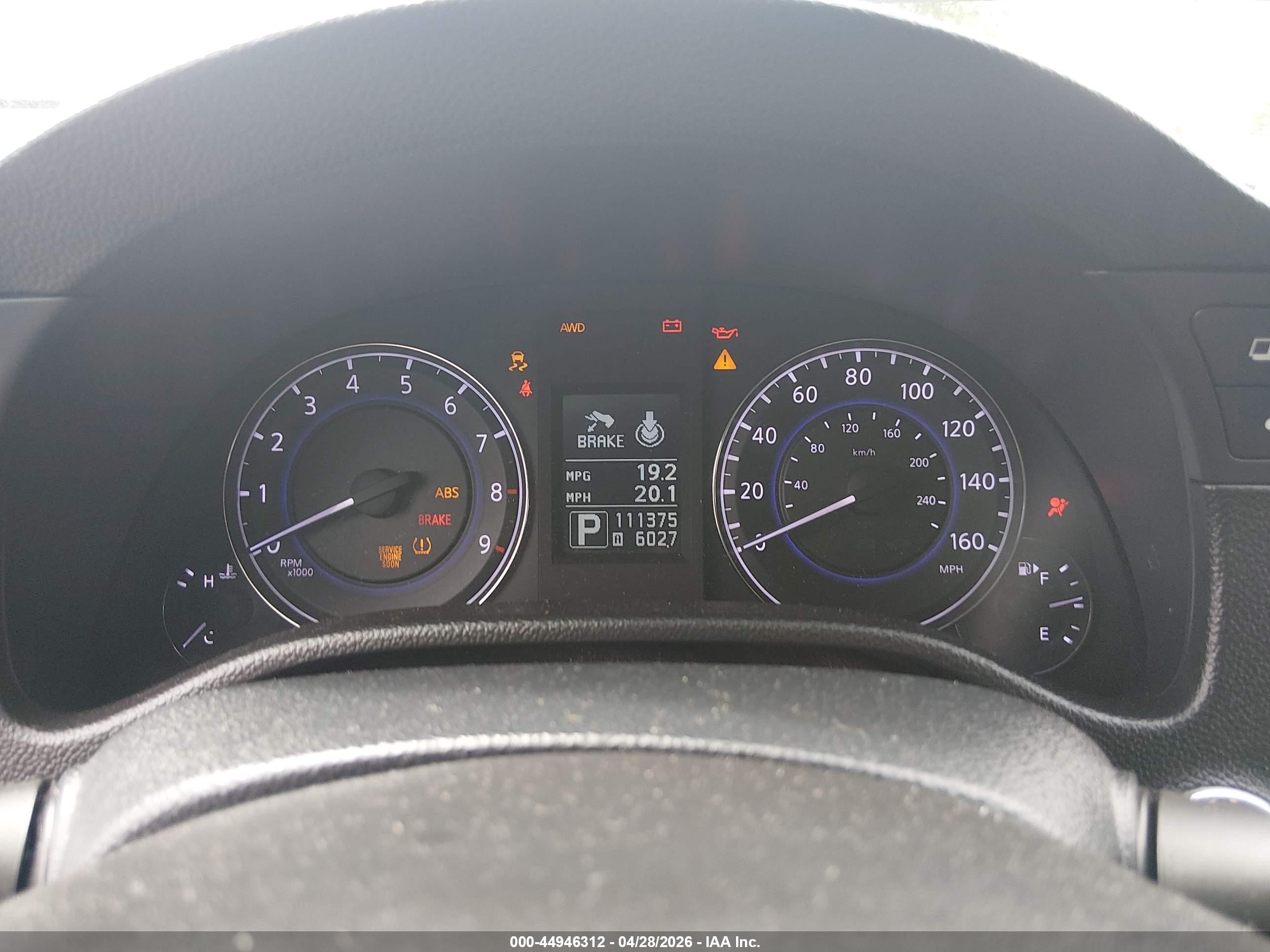 2012 Infiniti G37x   Gray vin: JN1CV6AR6CM679268
