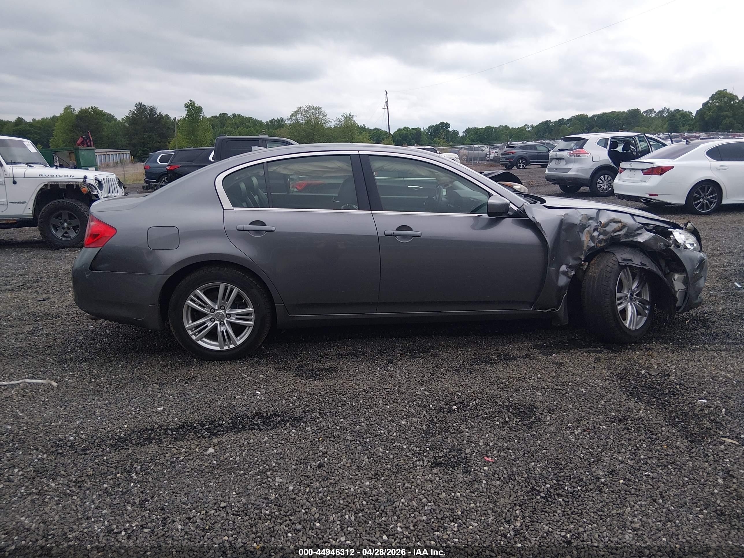 2012 Infiniti G37x   Gray vin: JN1CV6AR6CM679268