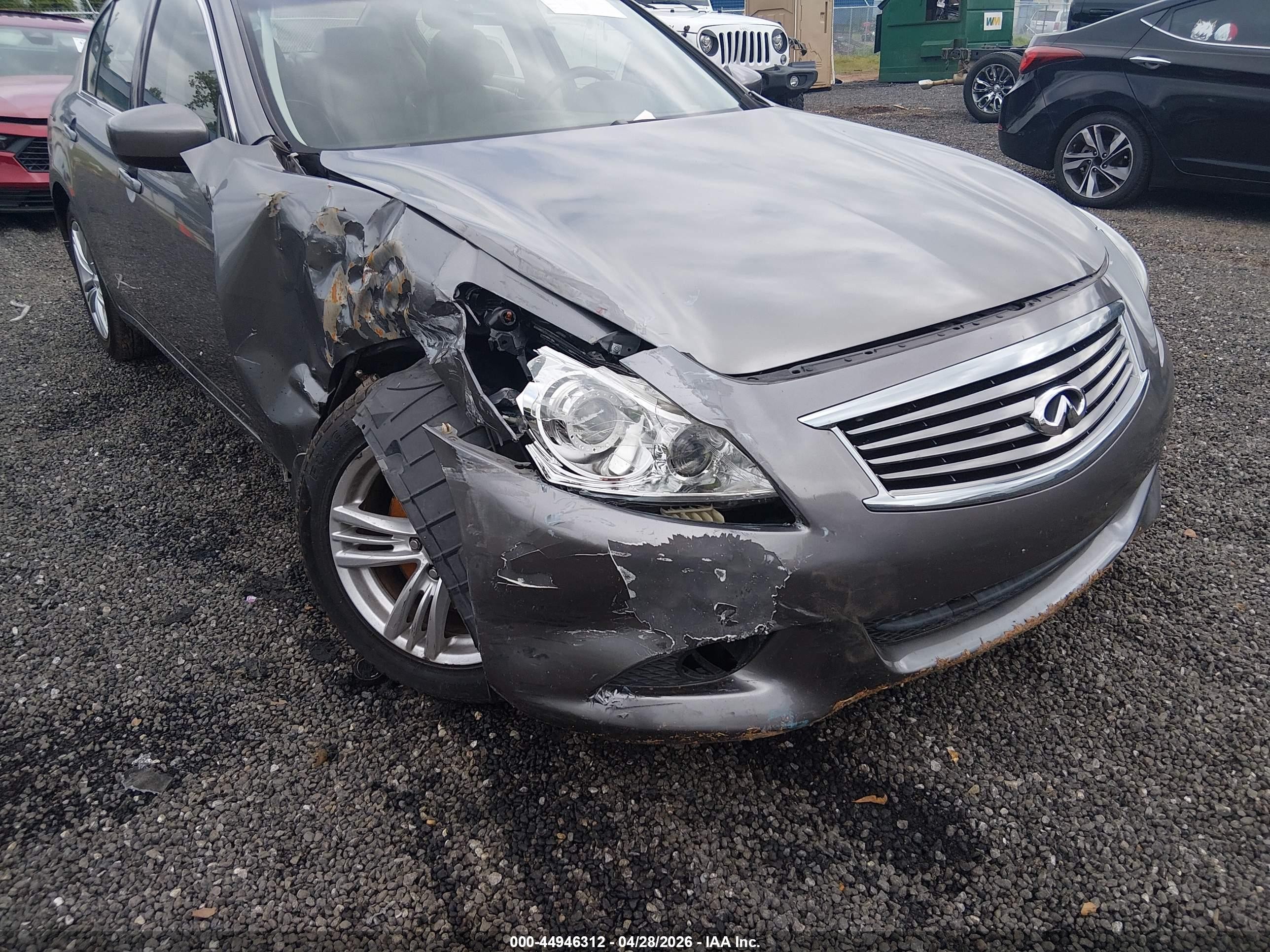 2012 Infiniti G37x   Gray vin: JN1CV6AR6CM679268