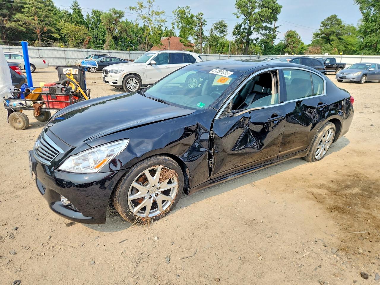 2012 Infiniti G37 Sedan X Черный vin: JN1CV6AR6CM972457