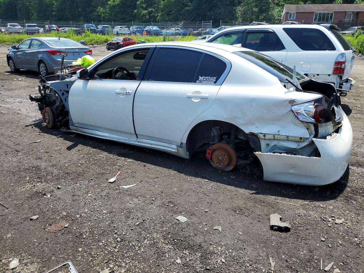 2012 Infiniti G37 Sedan X White vin: JN1CV6AR6CM974614