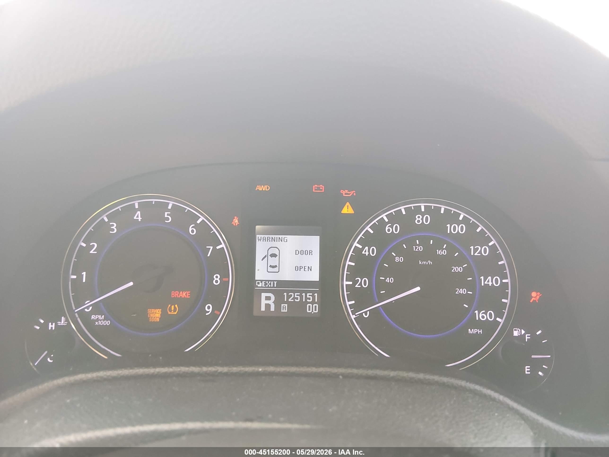 2012 Infiniti G37x   White vin: JN1CV6AR6CM974824