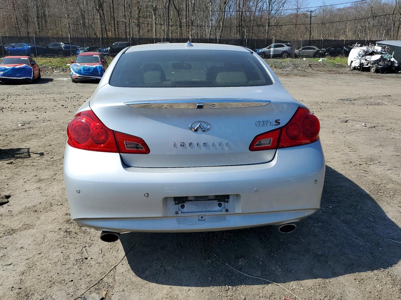 2012 Infiniti G37 Sedan X Silver vin: JN1CV6AR6CM976167