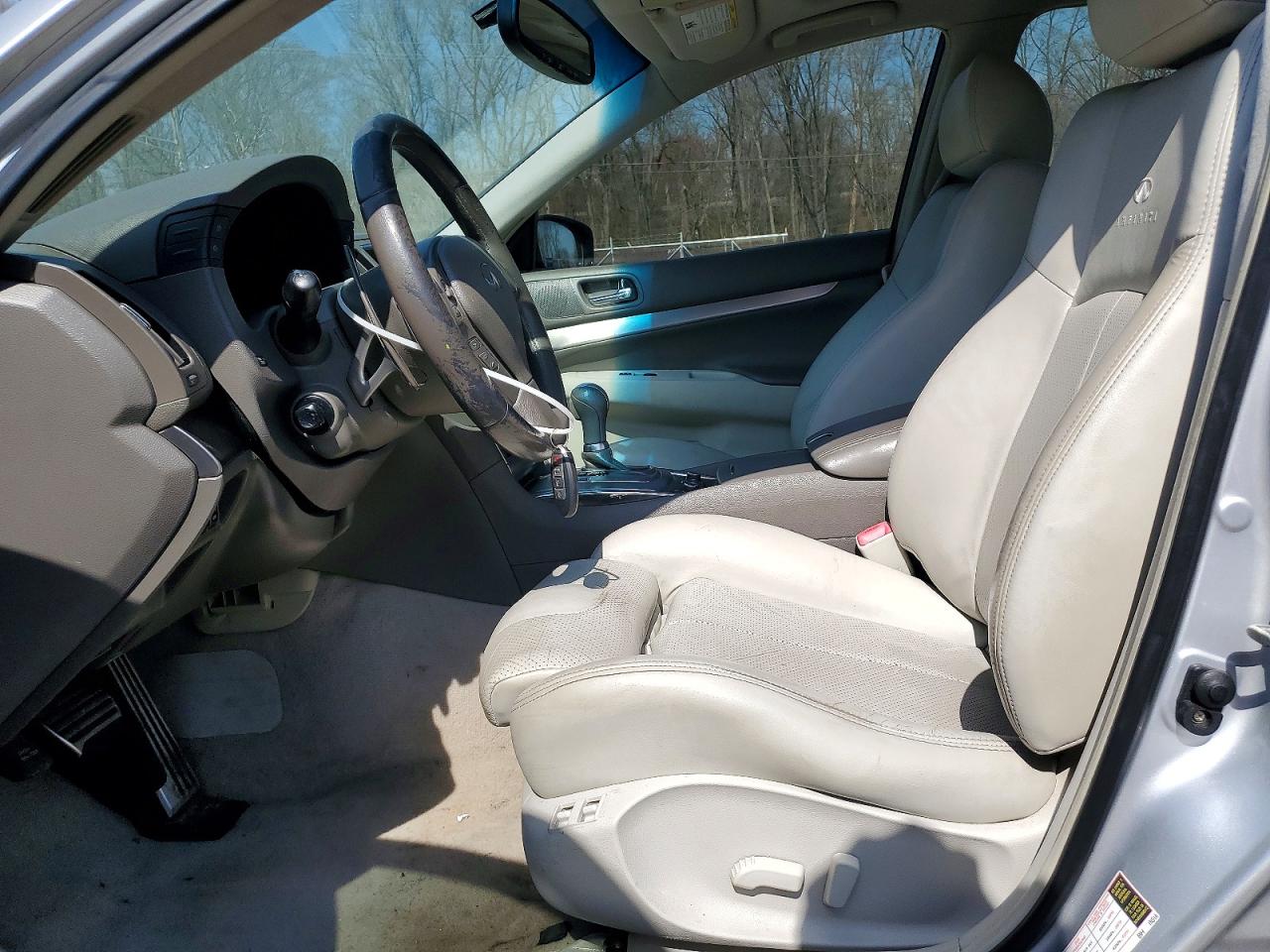 2012 Infiniti G37 Sedan X Silver vin: JN1CV6AR6CM976167