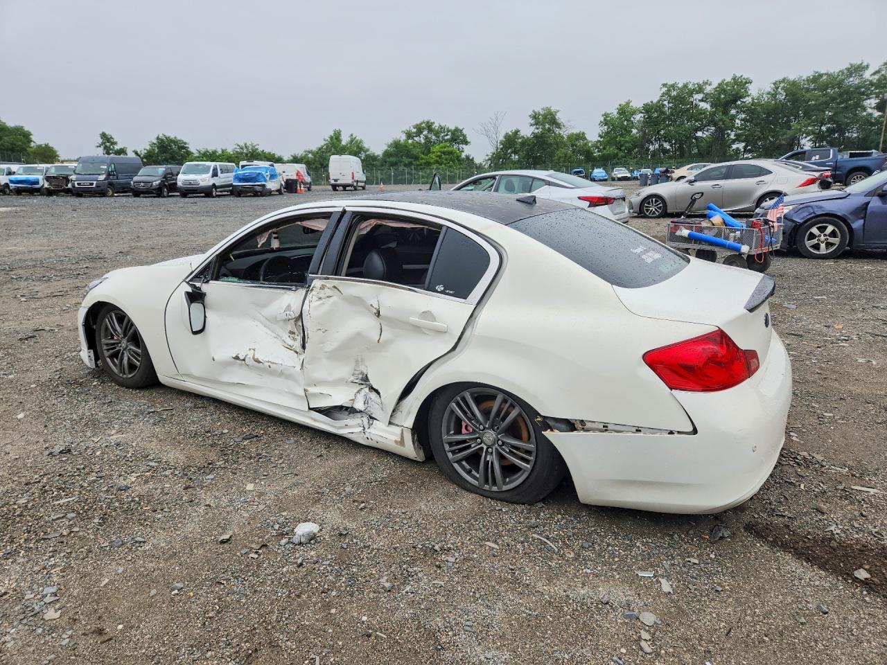 2012 Infiniti G37 Sedan X White vin: JN1CV6AR6CM976380