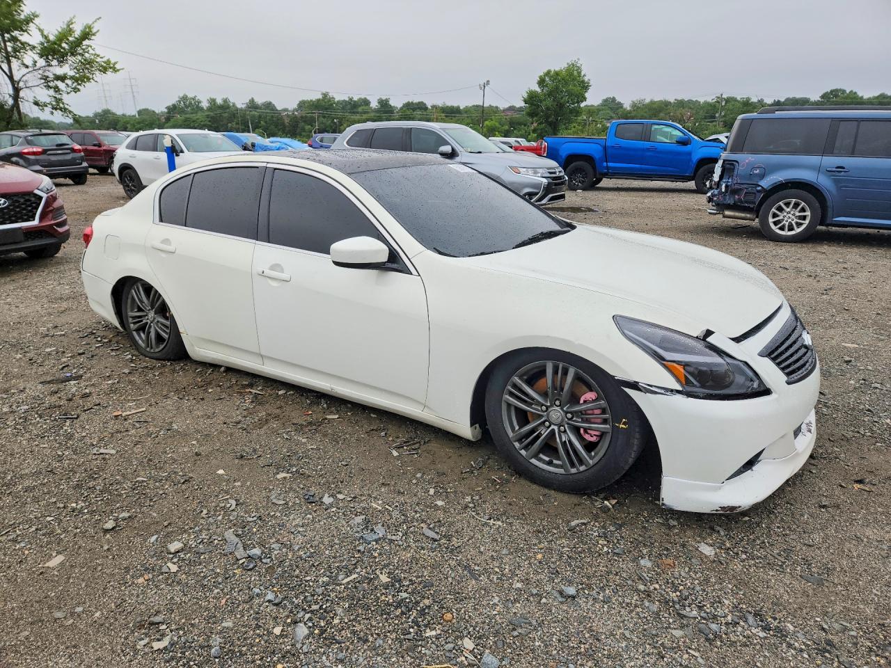 2012 Infiniti G37 Sedan X White vin: JN1CV6AR6CM976380