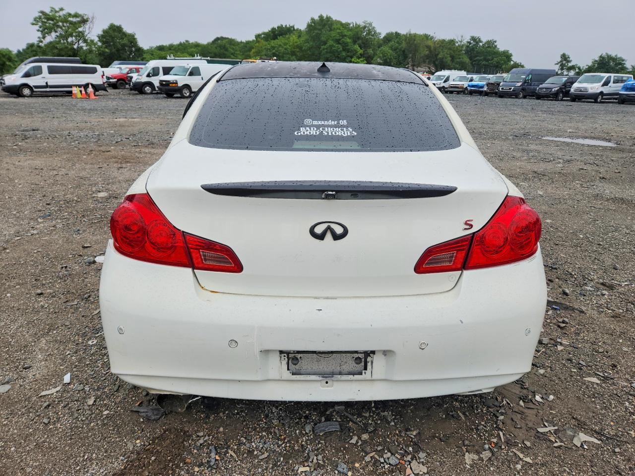 2012 Infiniti G37 Sedan X White vin: JN1CV6AR6CM976380