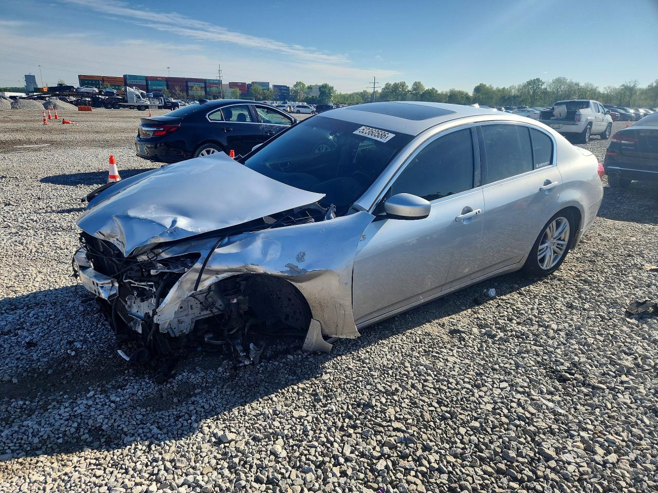 2013 Infiniti G37 Sedan X Silver vin: JN1CV6AR6DM357067