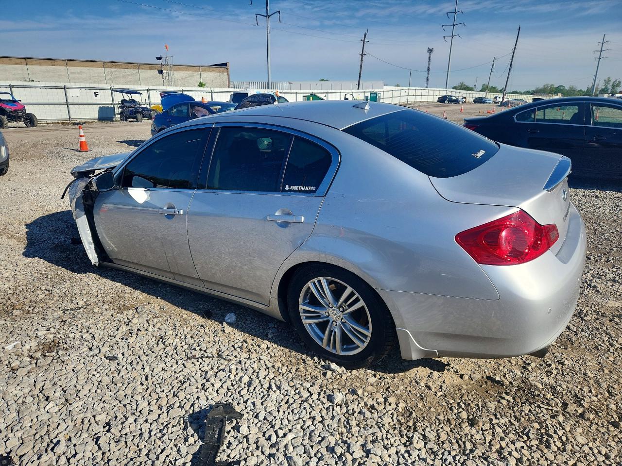 2013 Infiniti G37 Sedan X Silver vin: JN1CV6AR6DM357067