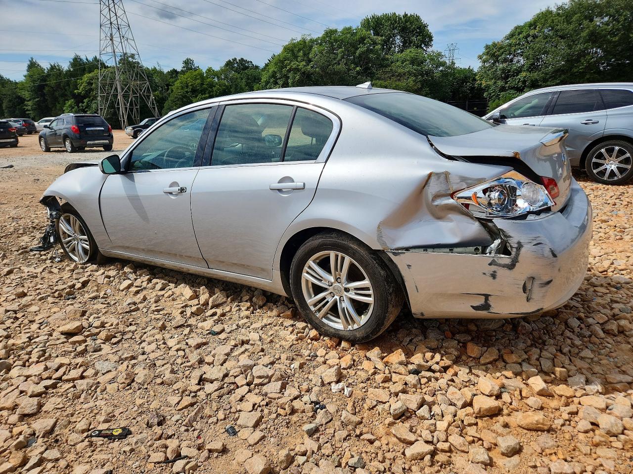 2013 Infiniti G37 Sedan X Silver vin: JN1CV6AR6DM357490