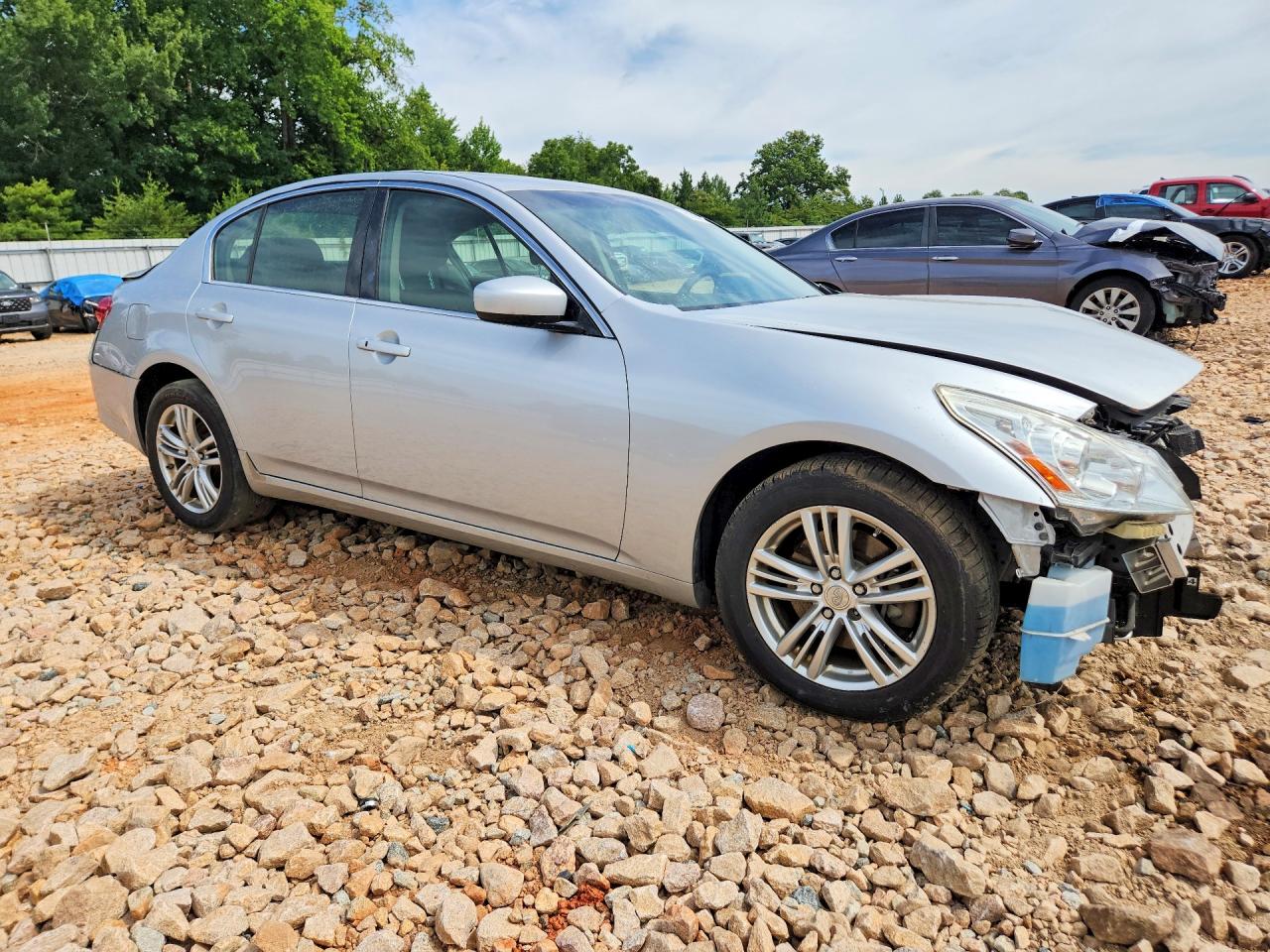 2013 Infiniti G37 Sedan X Silver vin: JN1CV6AR6DM357490