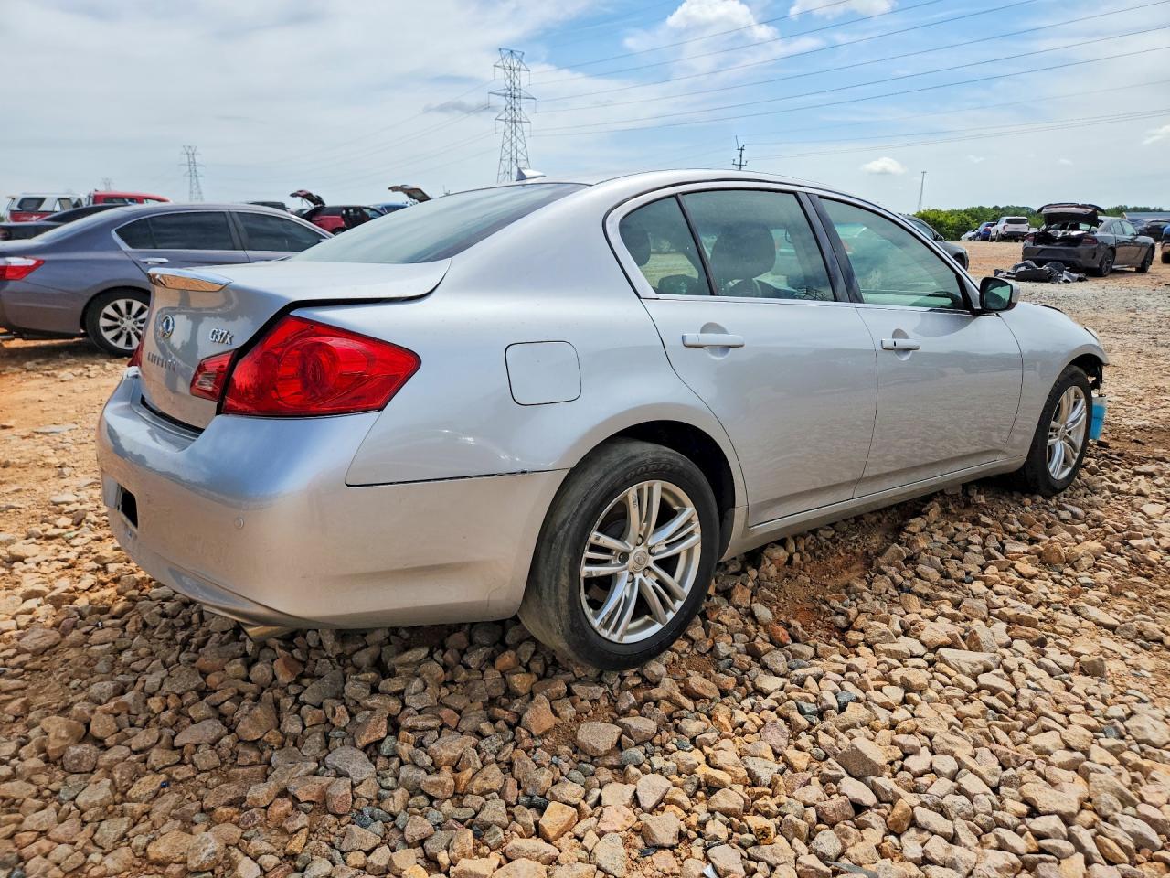 2013 Infiniti G37 Sedan X Silver vin: JN1CV6AR6DM357490