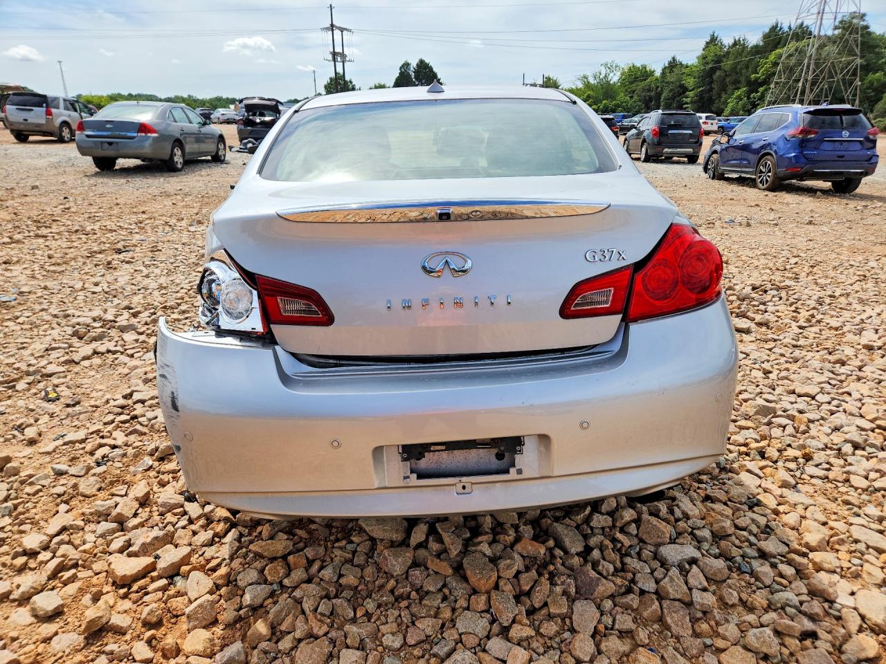 2013 Infiniti G37 Sedan X Silver vin: JN1CV6AR6DM357490