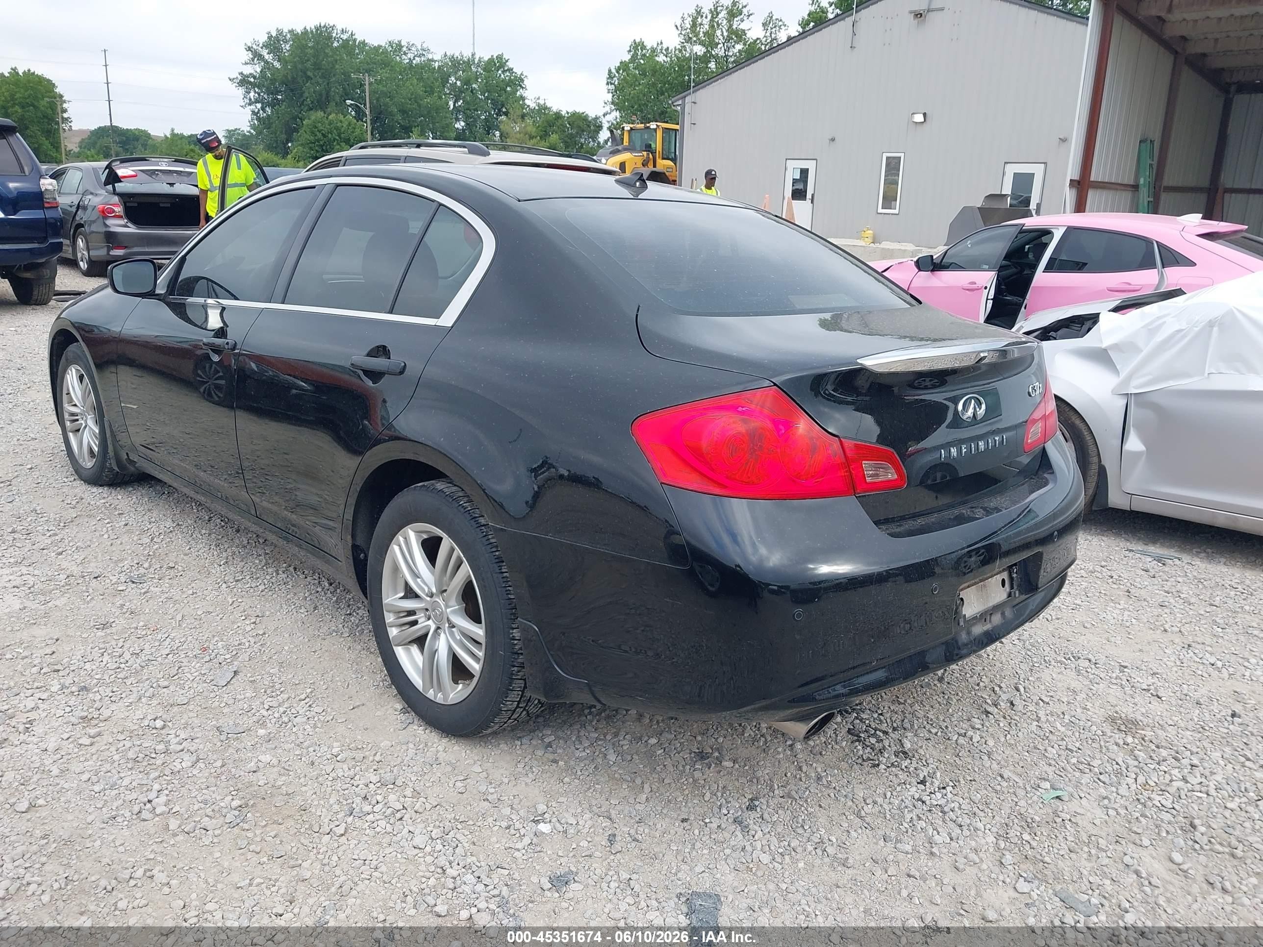 2013 Infiniti G37x   Black vin: JN1CV6AR6DM358414