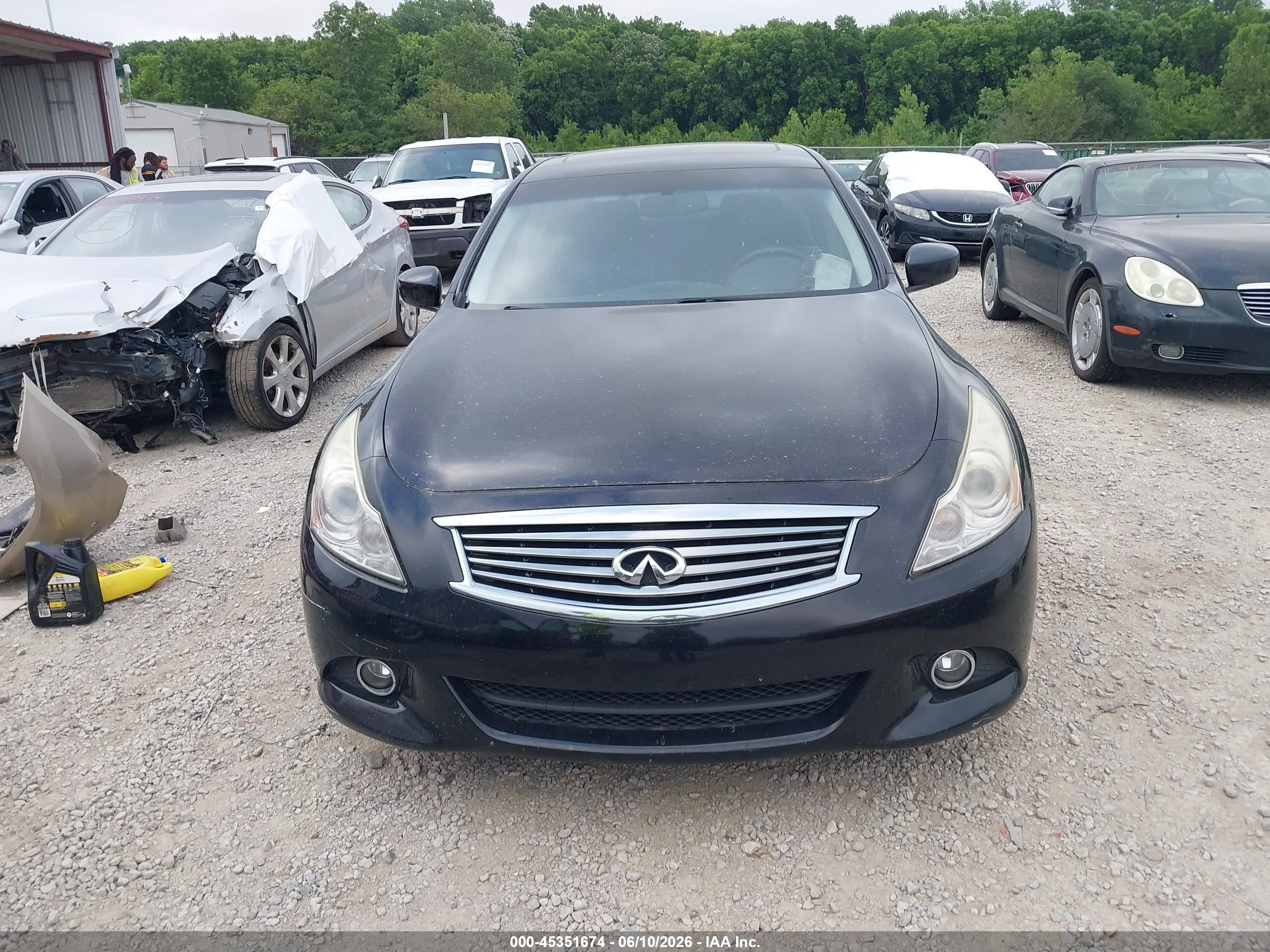 2013 Infiniti G37x   Black vin: JN1CV6AR6DM358414