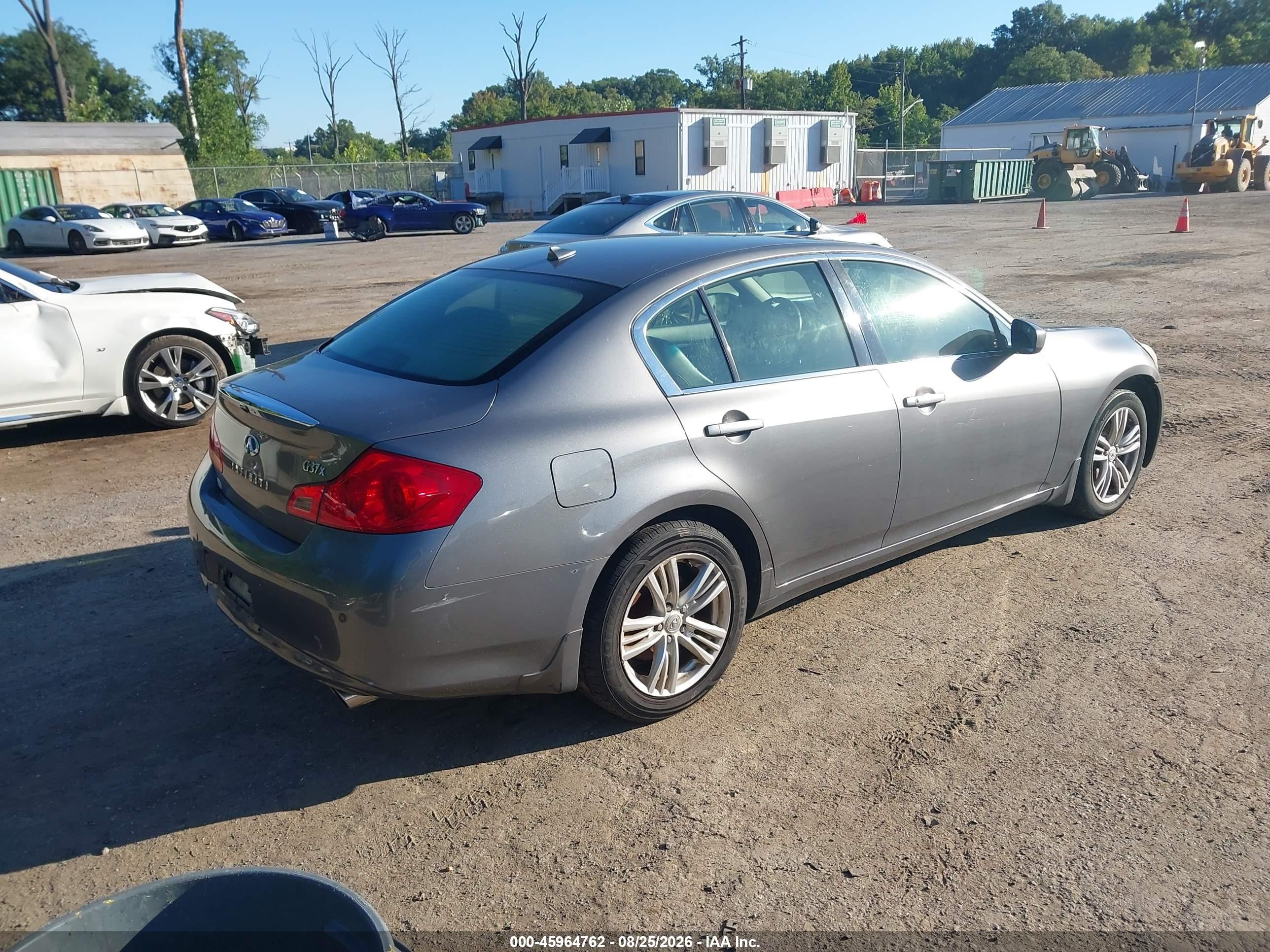 2013 Infiniti G37x   Gray vin: JN1CV6AR6DM751961