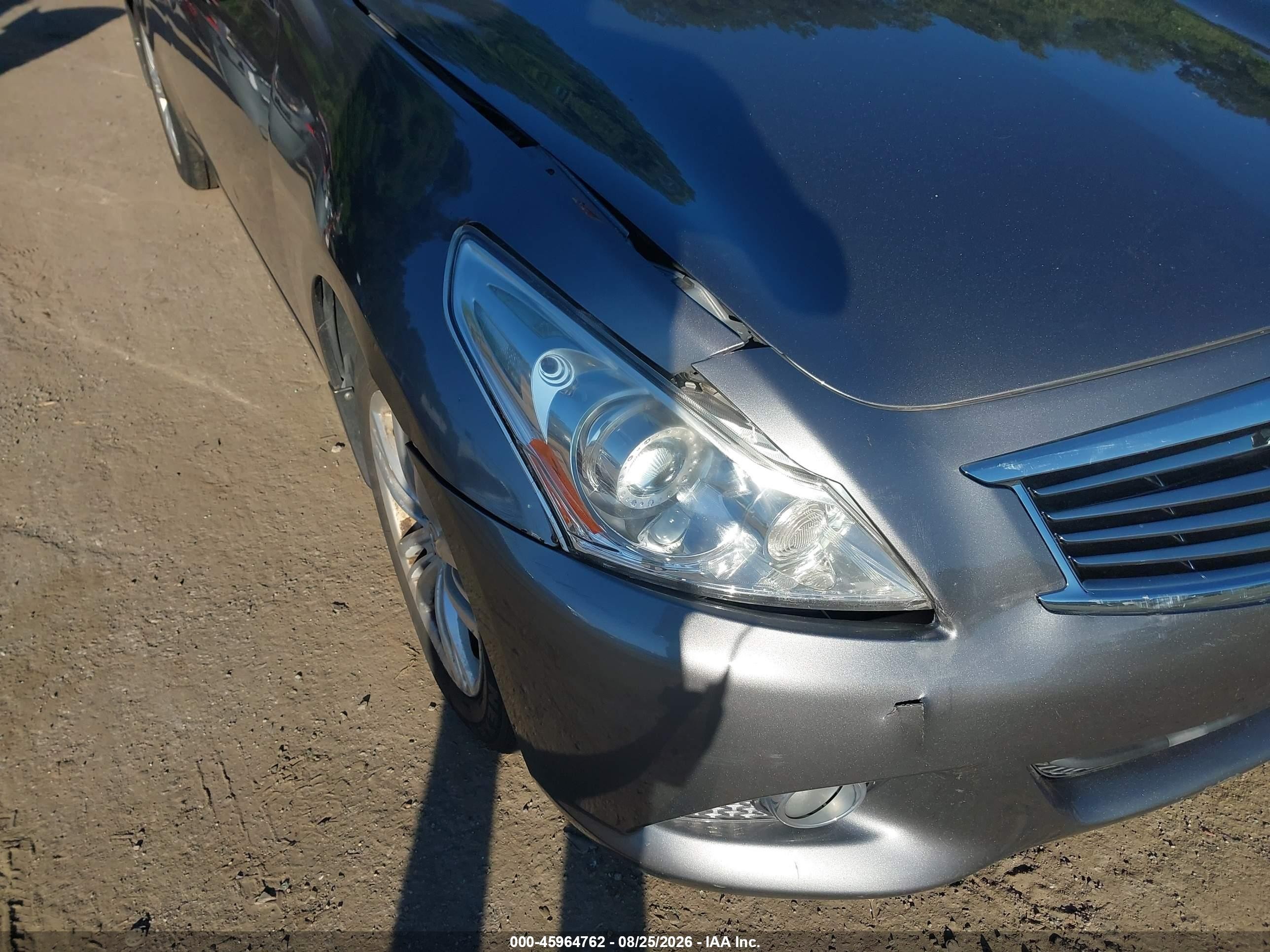 2013 Infiniti G37x   Gray vin: JN1CV6AR6DM751961