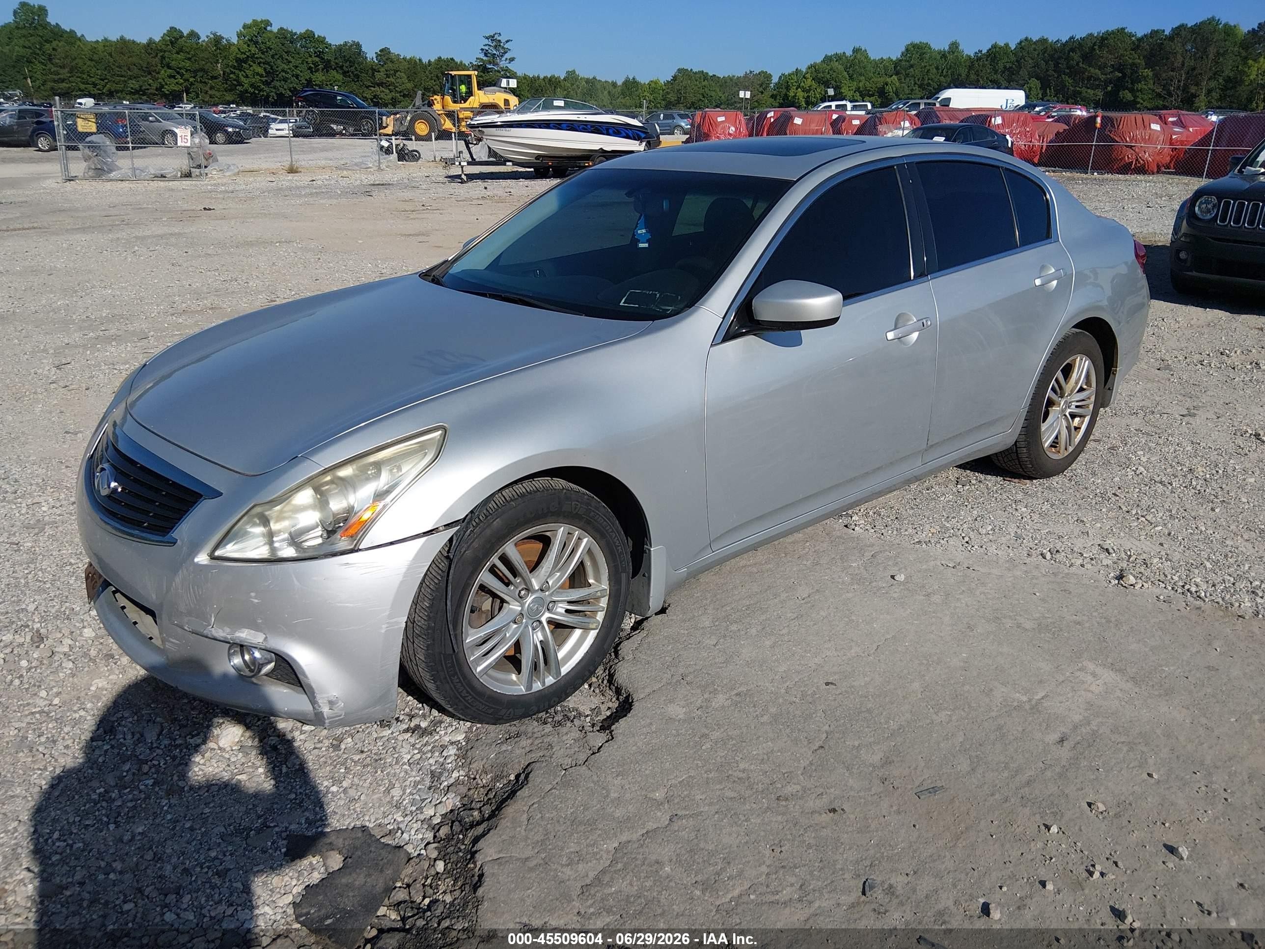 2013 Infiniti G37x   Серебряный vin: JN1CV6AR6DM758862
