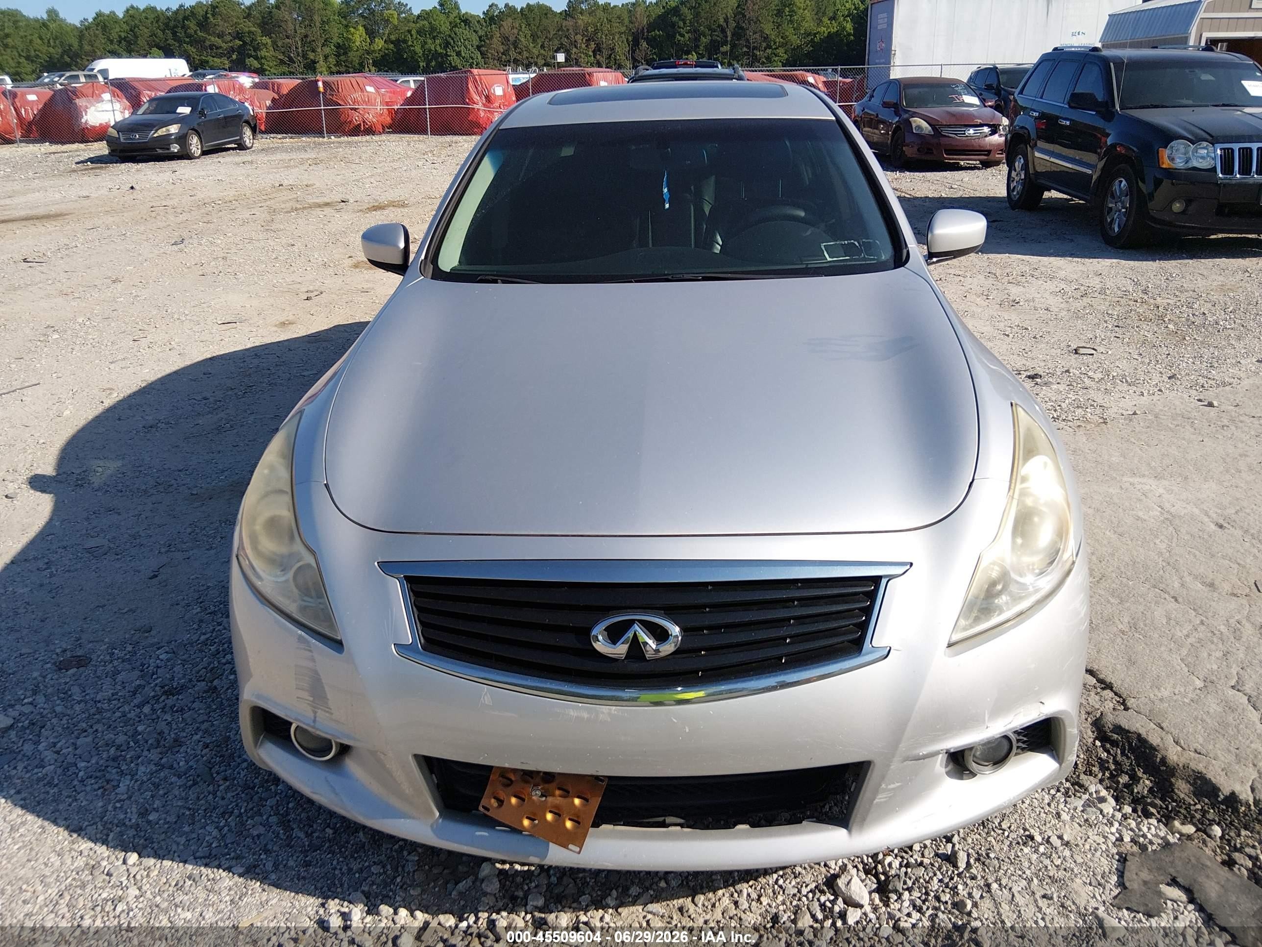 2013 Infiniti G37x   Серебряный vin: JN1CV6AR6DM758862