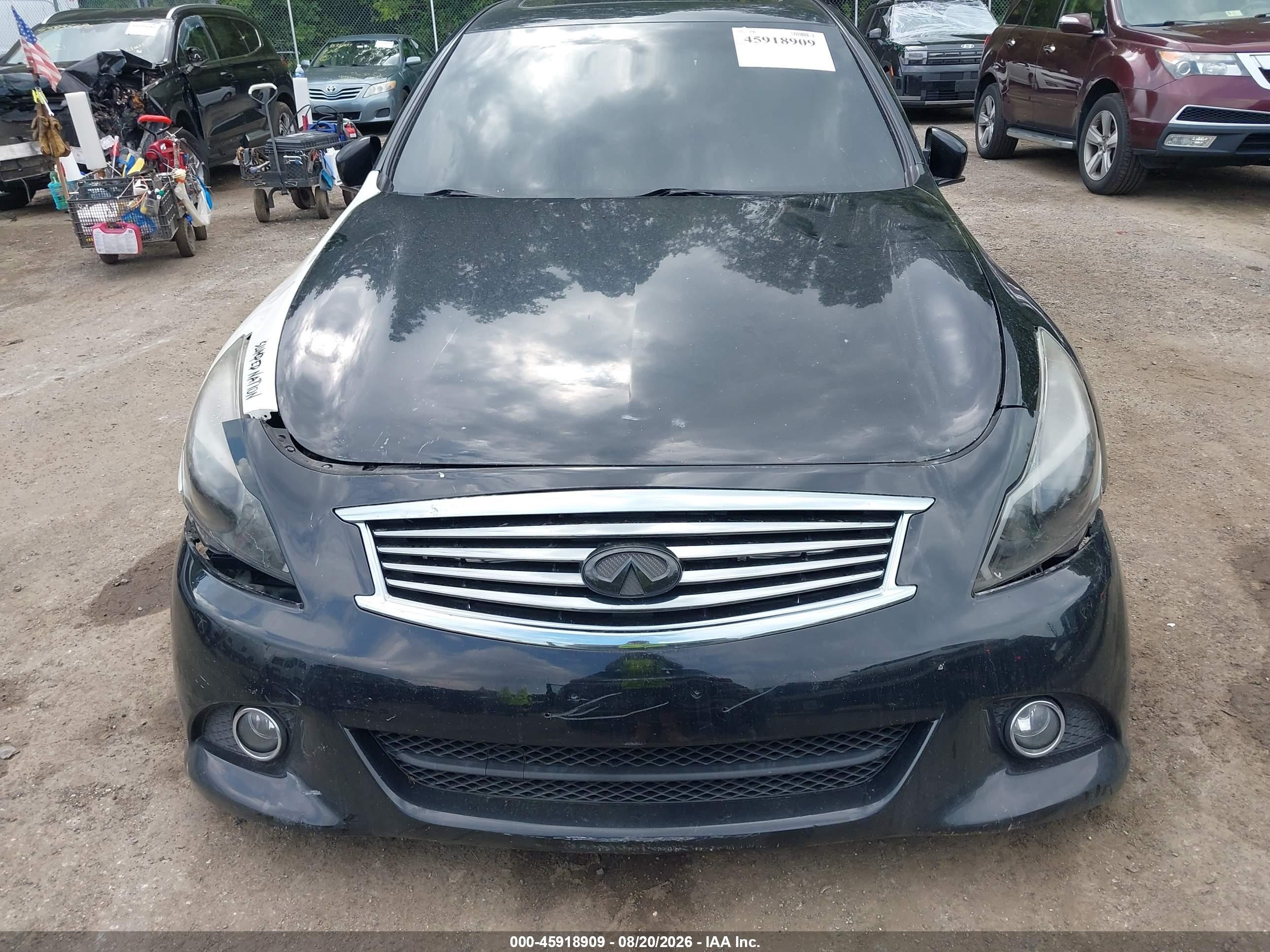 2013 Infiniti G37x   Black vin: JN1CV6AR6DM763219