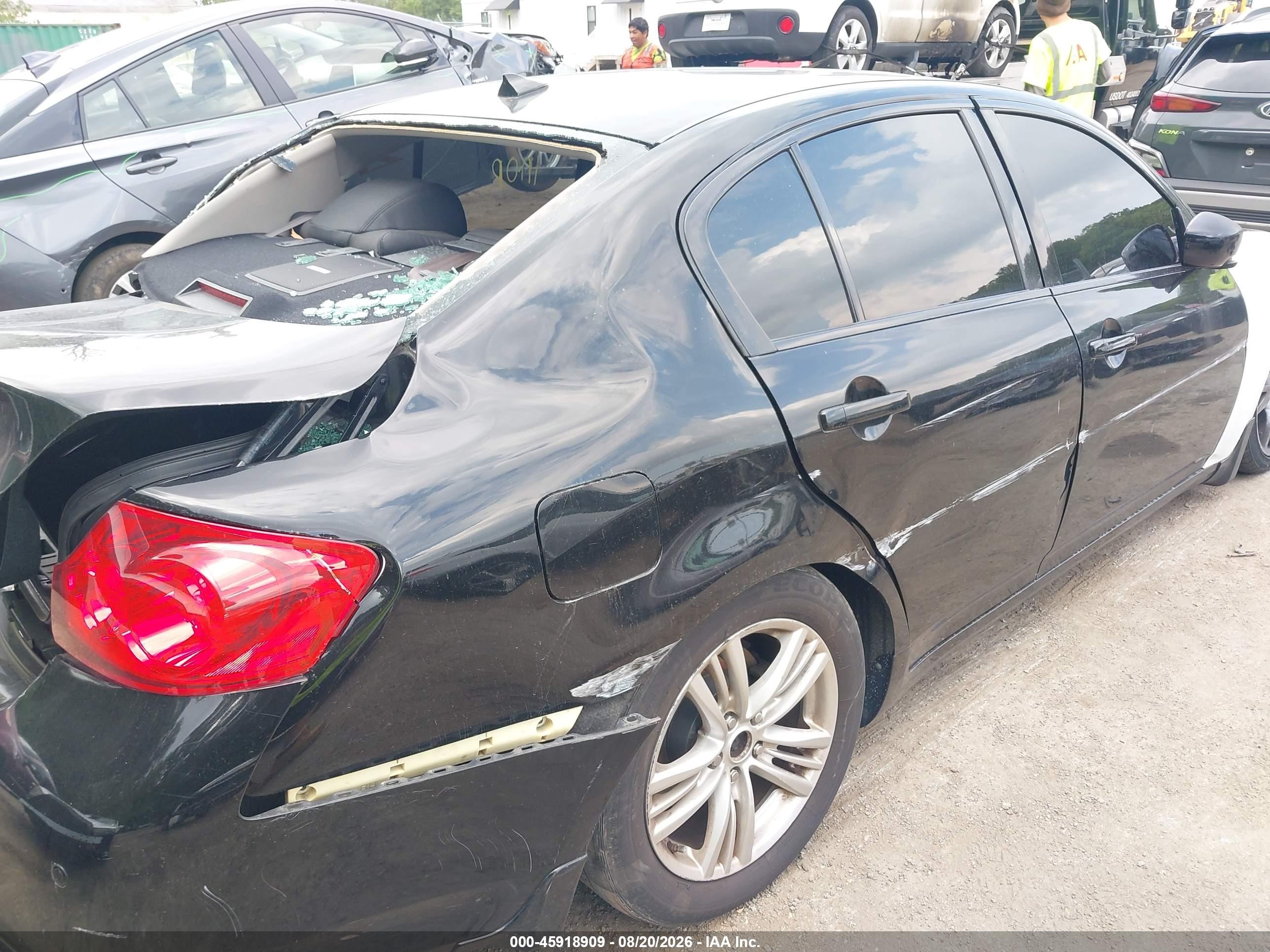 2013 Infiniti G37x   Black vin: JN1CV6AR6DM763219