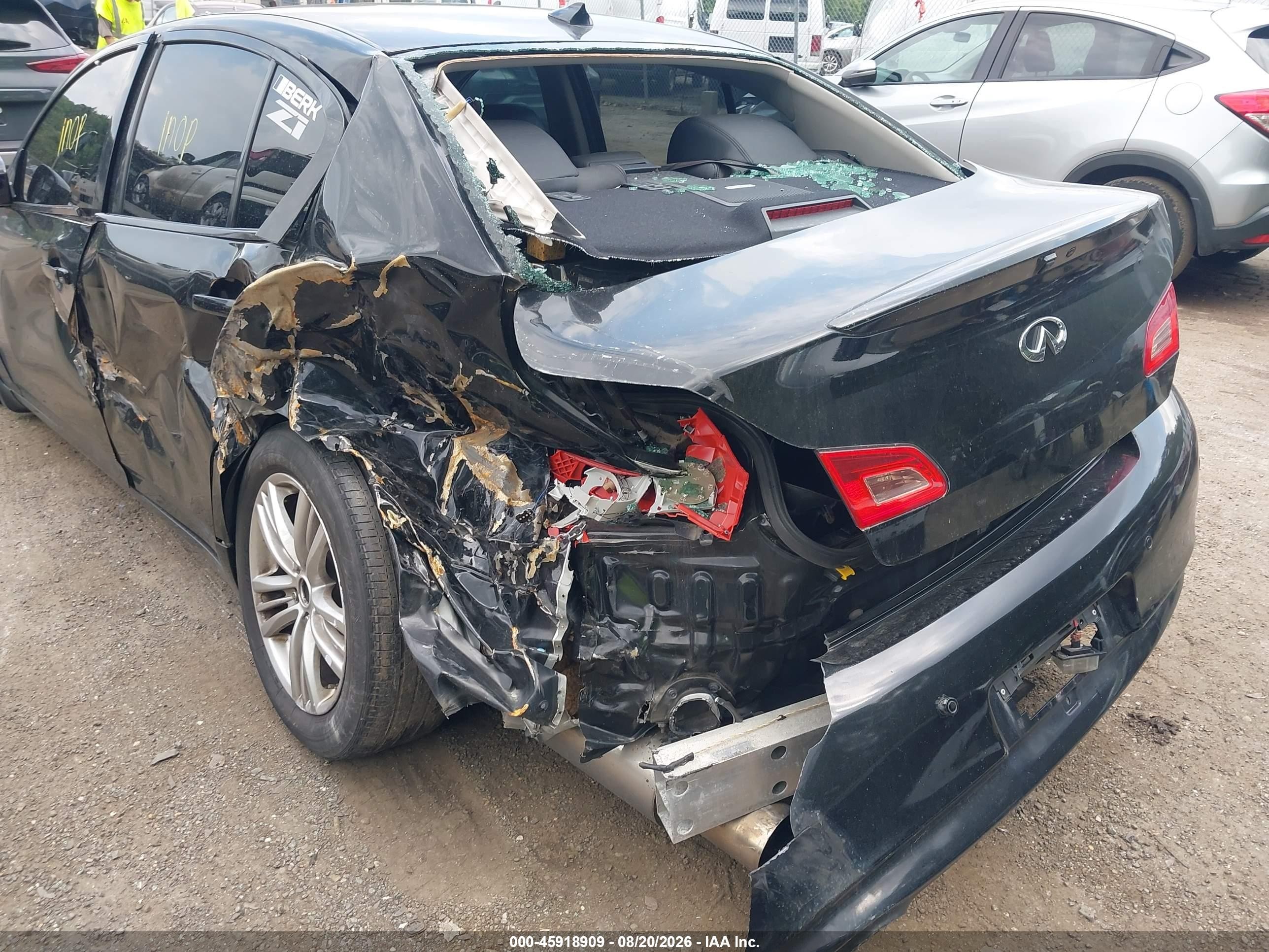 2013 Infiniti G37x   Black vin: JN1CV6AR6DM763219