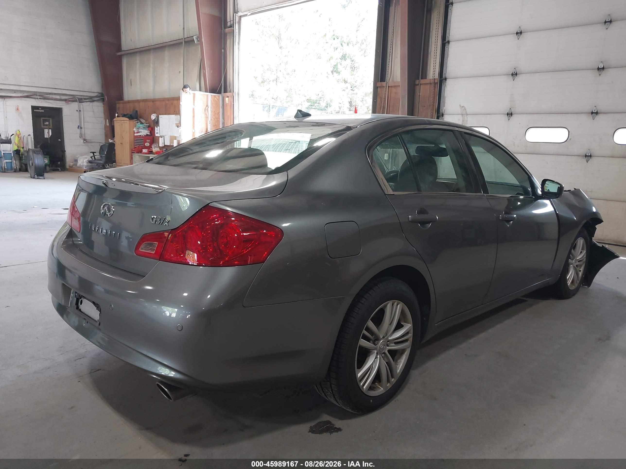 2013 Infiniti G37x   Gray vin: JN1CV6AR6DM763835