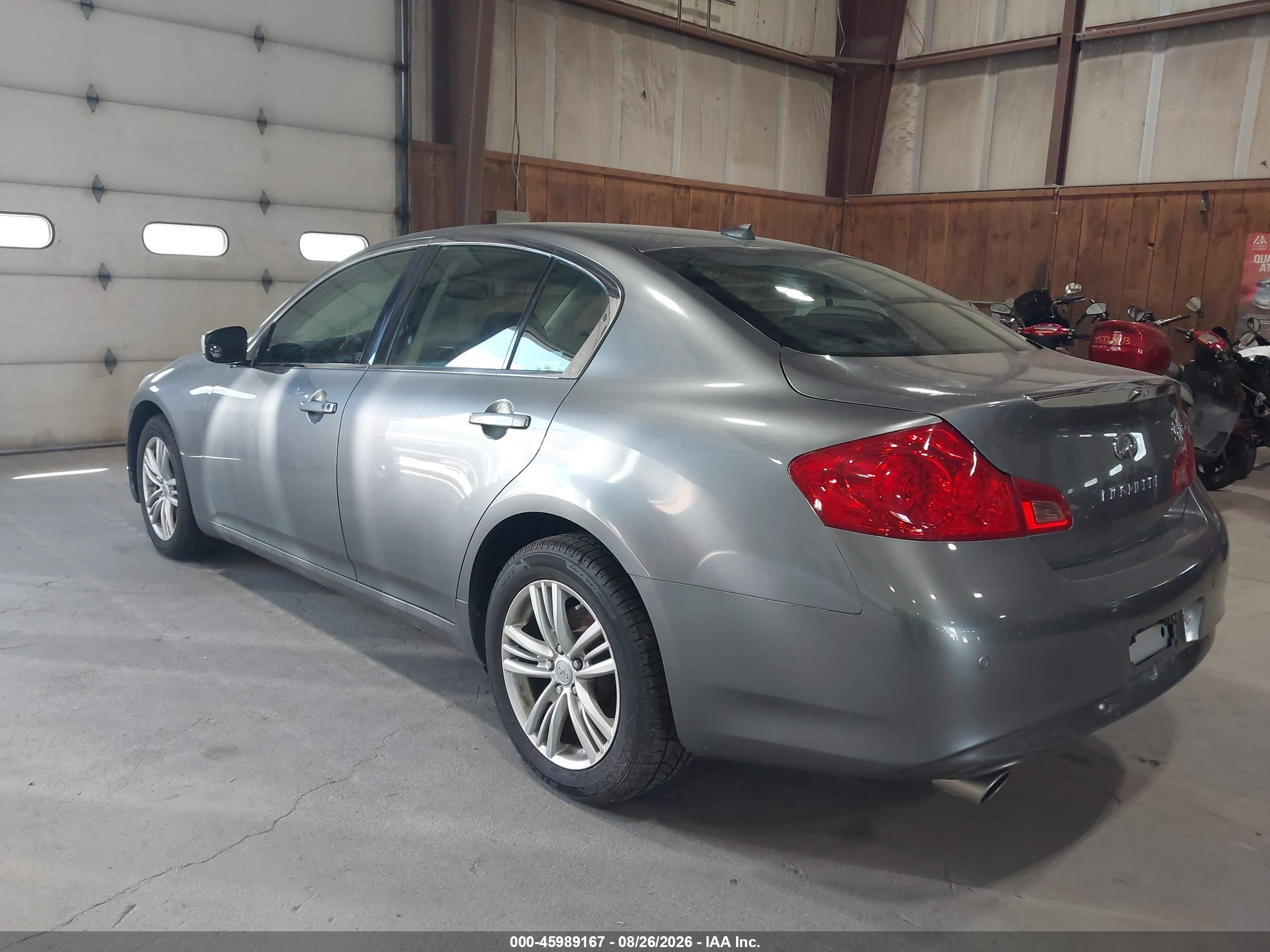 2013 Infiniti G37x   Gray vin: JN1CV6AR6DM763835