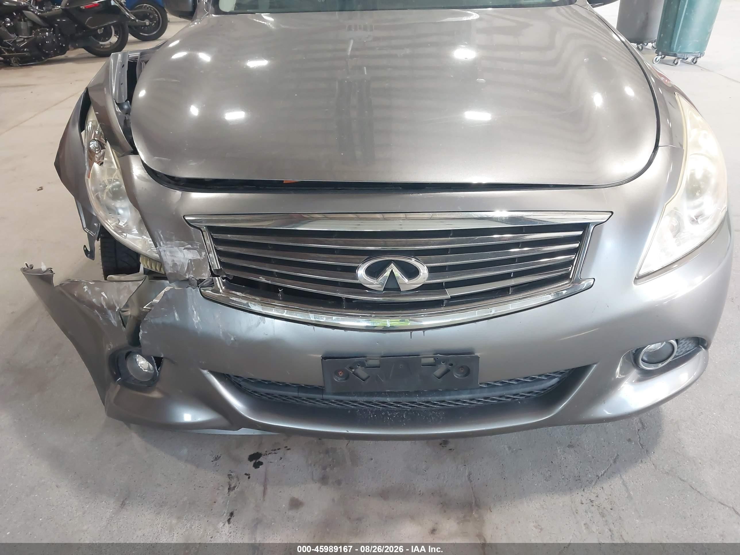 2013 Infiniti G37x   Gray vin: JN1CV6AR6DM763835