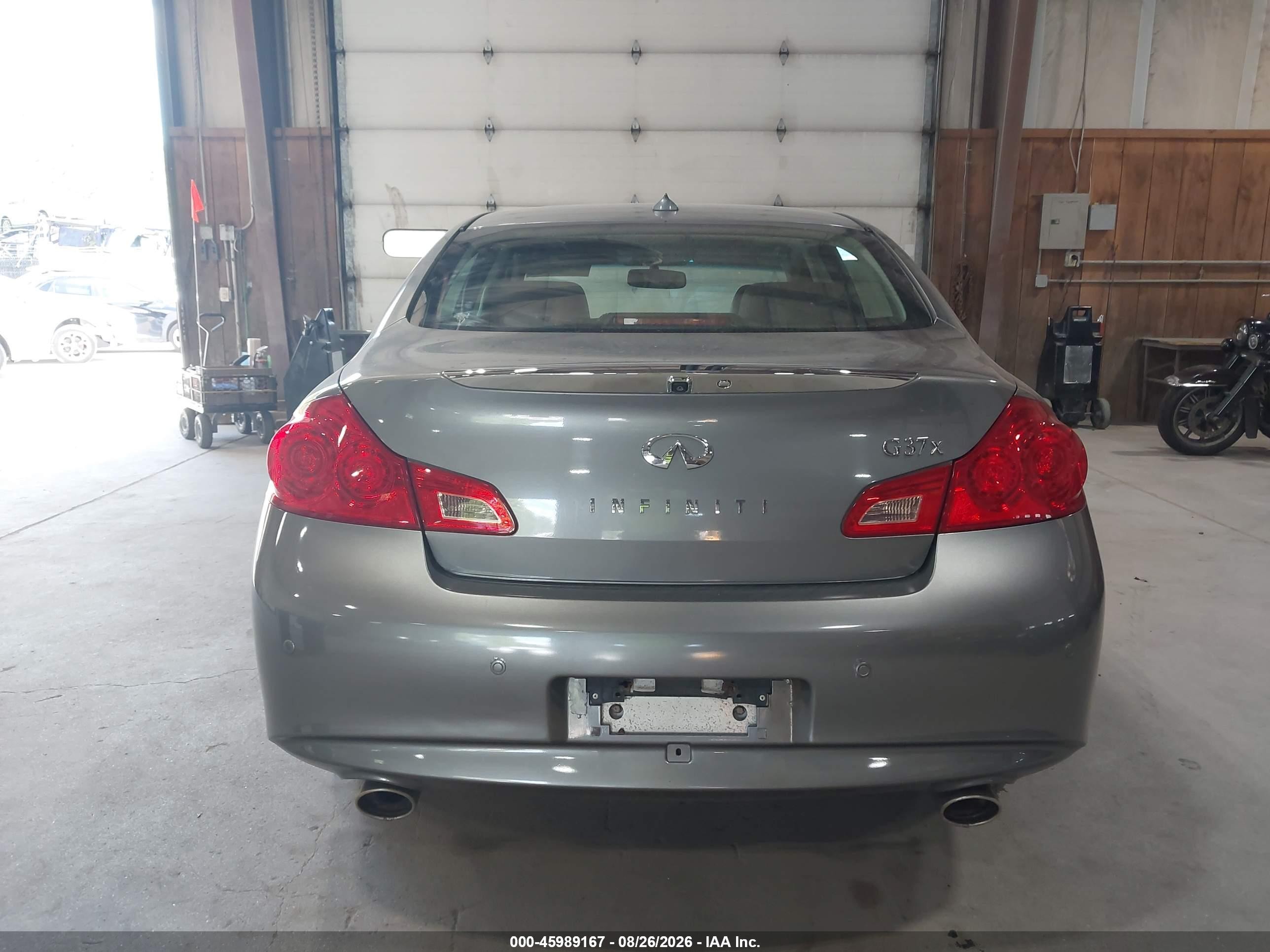 2013 Infiniti G37x   Gray vin: JN1CV6AR6DM763835