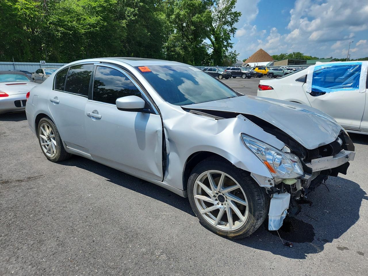 2013 Infiniti G37 Sedan X Silver vin: JN1CV6AR6DM764015
