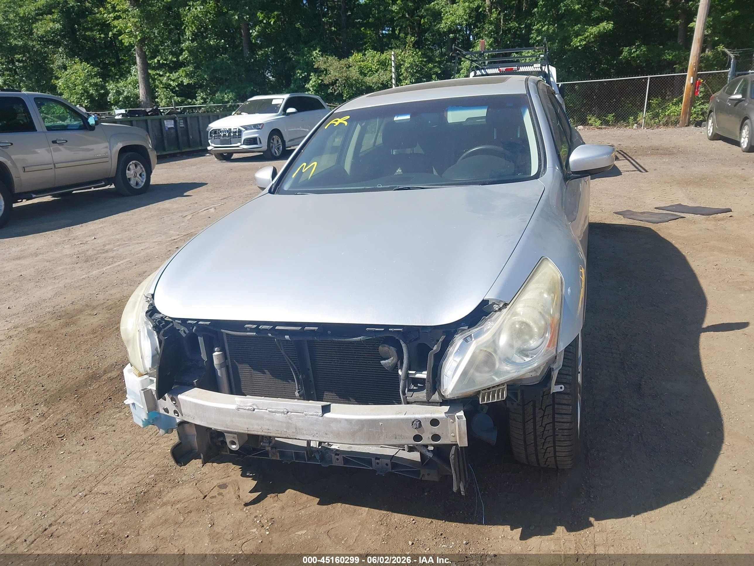 2013 Infiniti G37x   Серебряный vin: JN1CV6AR6DM765679