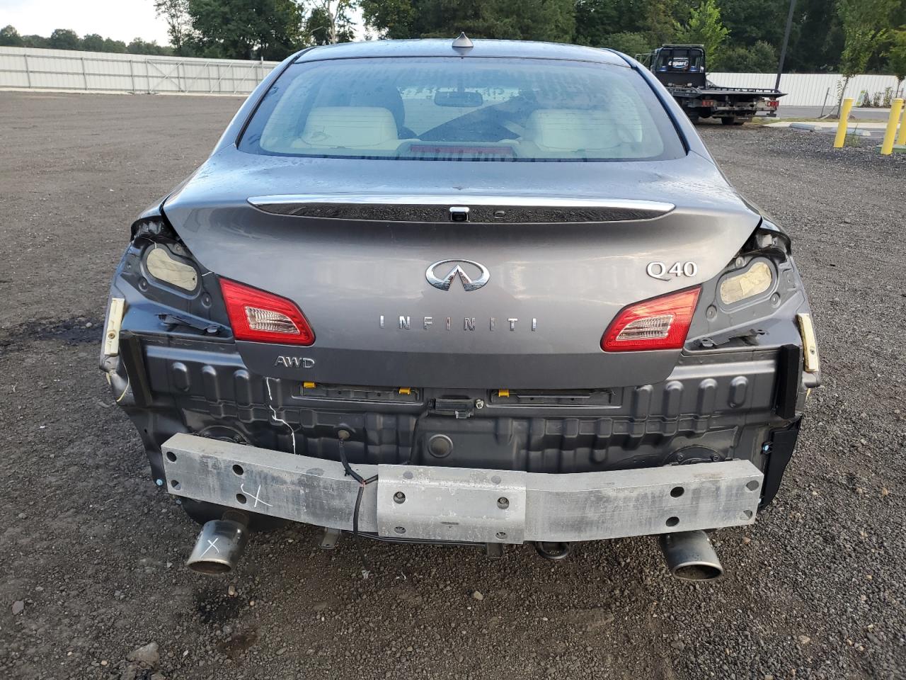 2015 Infiniti Q40 Base Gray vin: JN1CV6AR6FM523252