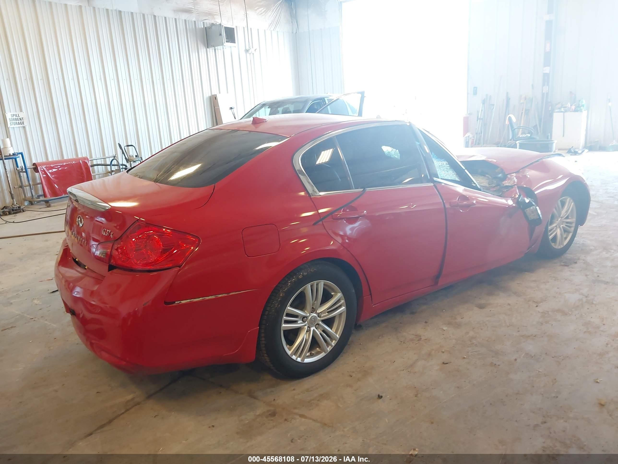 2010 Infiniti G37x   Red vin: JN1CV6AR7AM452975