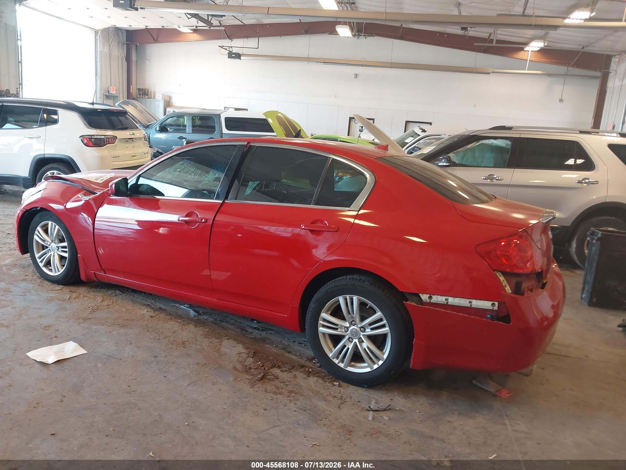 2010 Infiniti G37x   Red vin: JN1CV6AR7AM452975