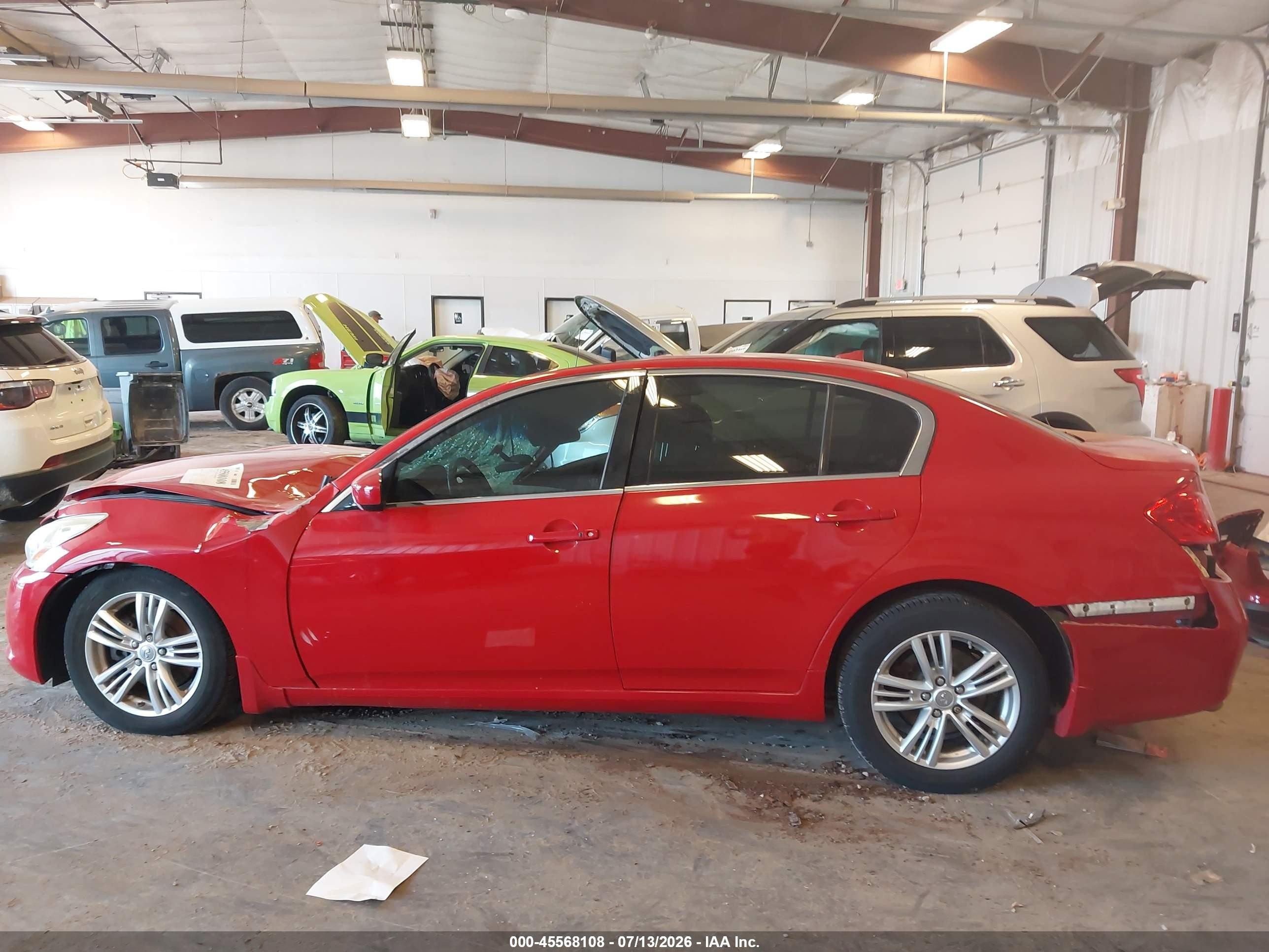 2010 Infiniti G37x   Red vin: JN1CV6AR7AM452975