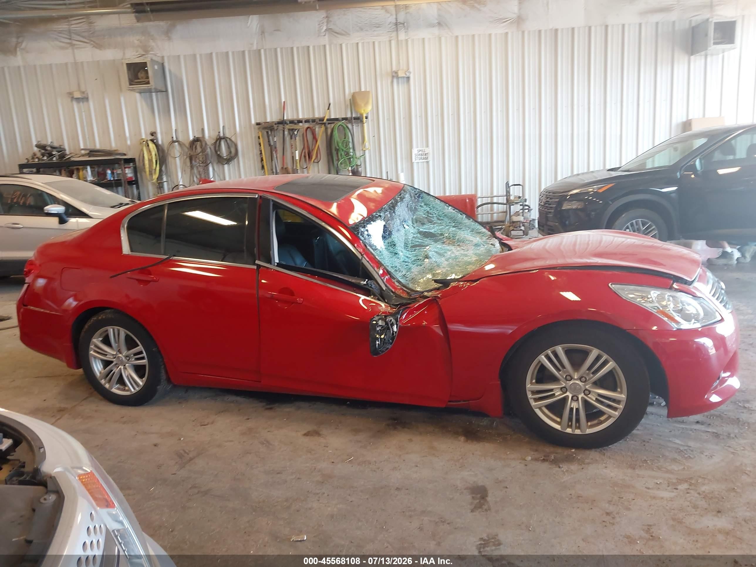 2010 Infiniti G37x   Red vin: JN1CV6AR7AM452975