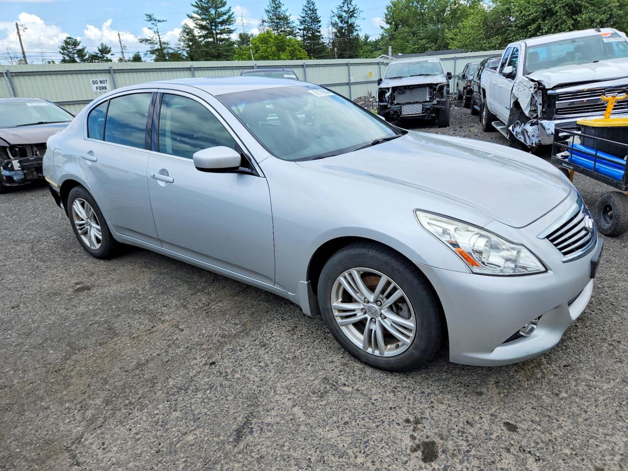 2010 Infiniti G37 Sedan X Silver vin: JN1CV6AR7AM454015