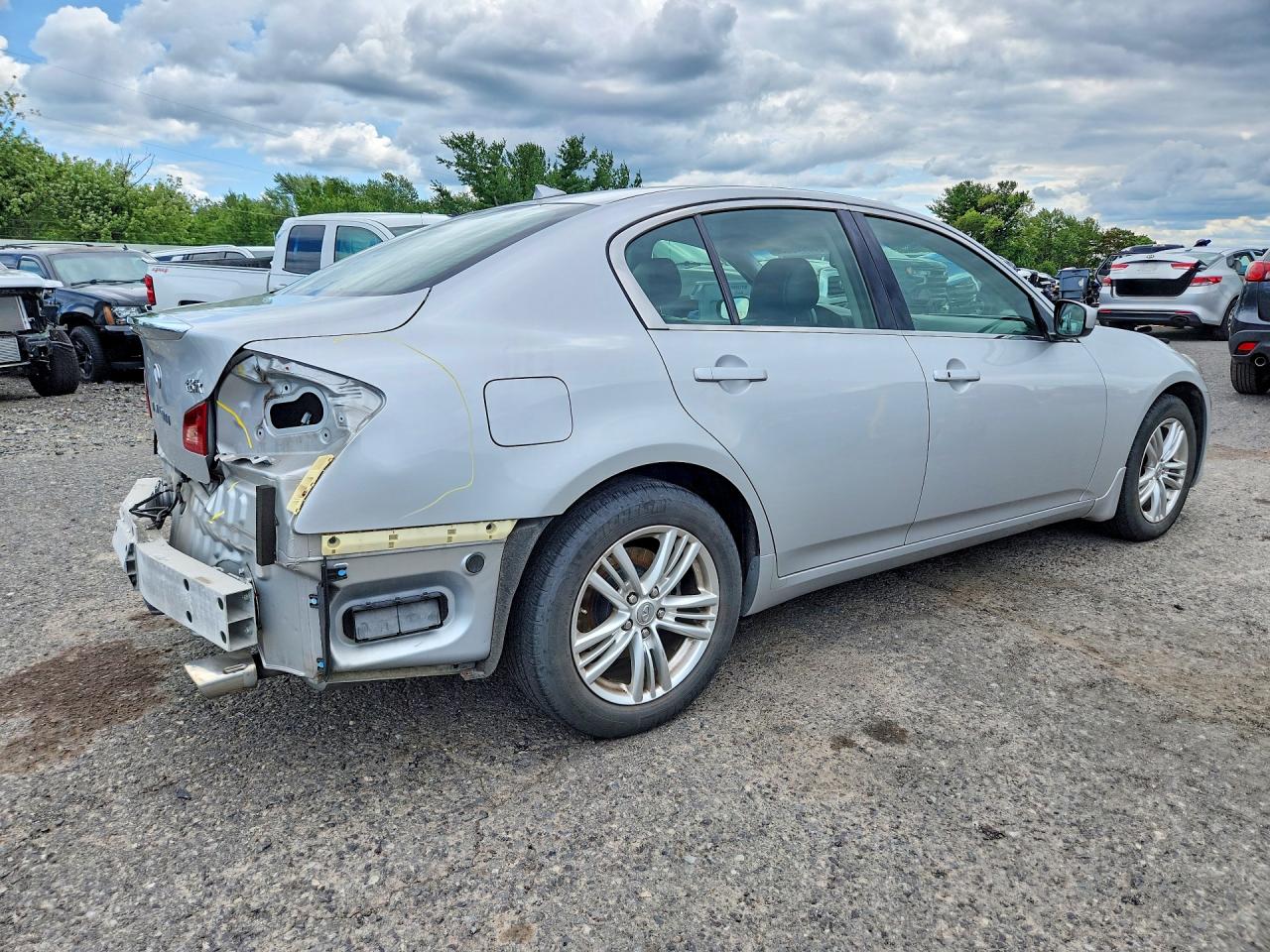 2010 Infiniti G37 Sedan X Silver vin: JN1CV6AR7AM454015