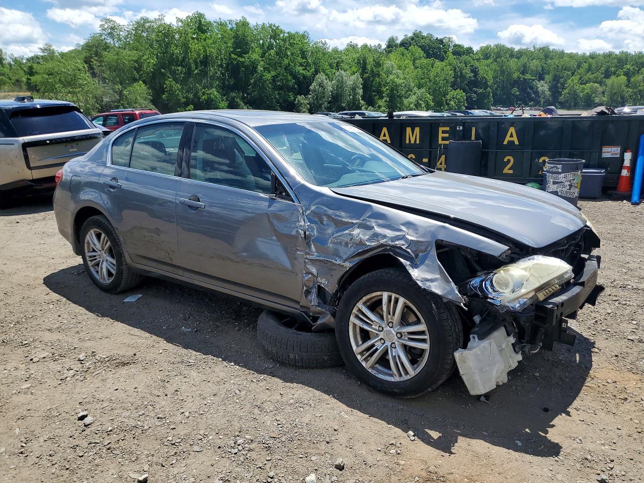 2010 Infiniti G37 Sedan X Gray vin: JN1CV6AR7AM454676