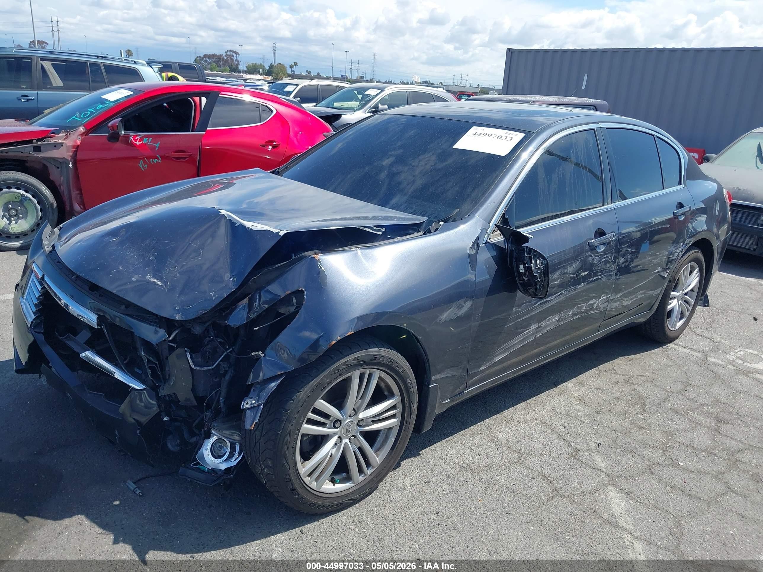 2011 Infiniti G37x   Серый vin: JN1CV6AR7BM353607